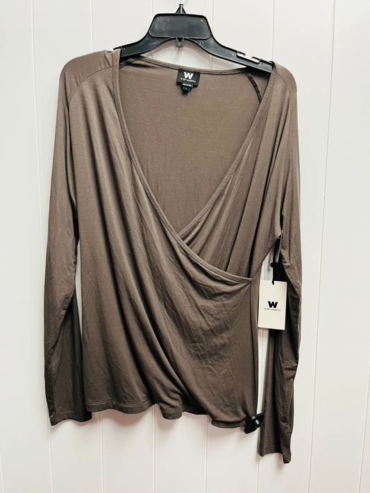 Top Long Sleeve By Worth Ny  Size: L