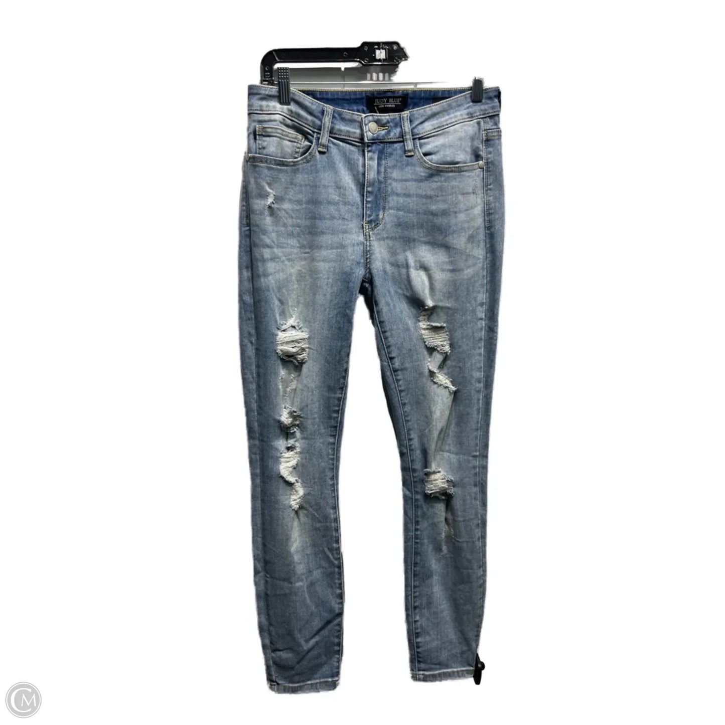 Jeans Skinny By Judy Blue In Blue Denim, Size: 6