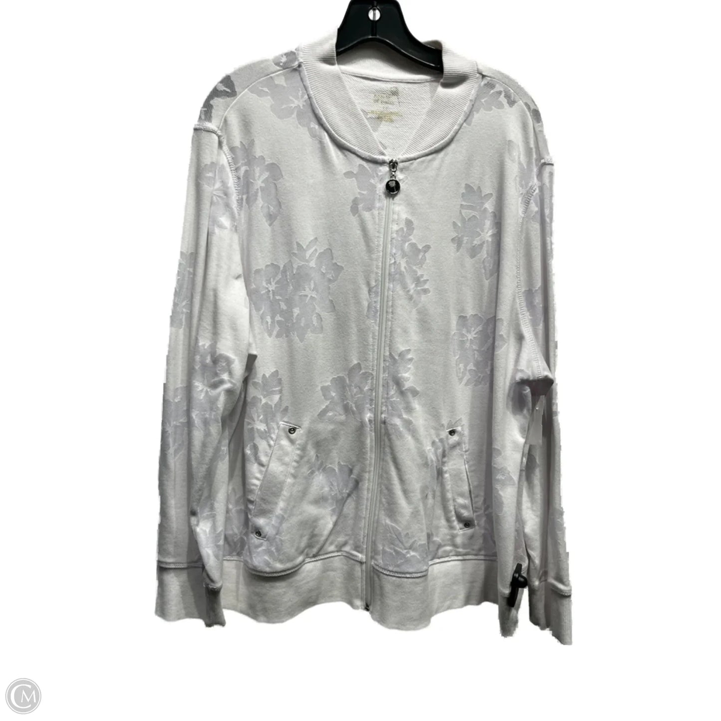 Jacket Other By Hearts Of Palm In White, Size: 1x