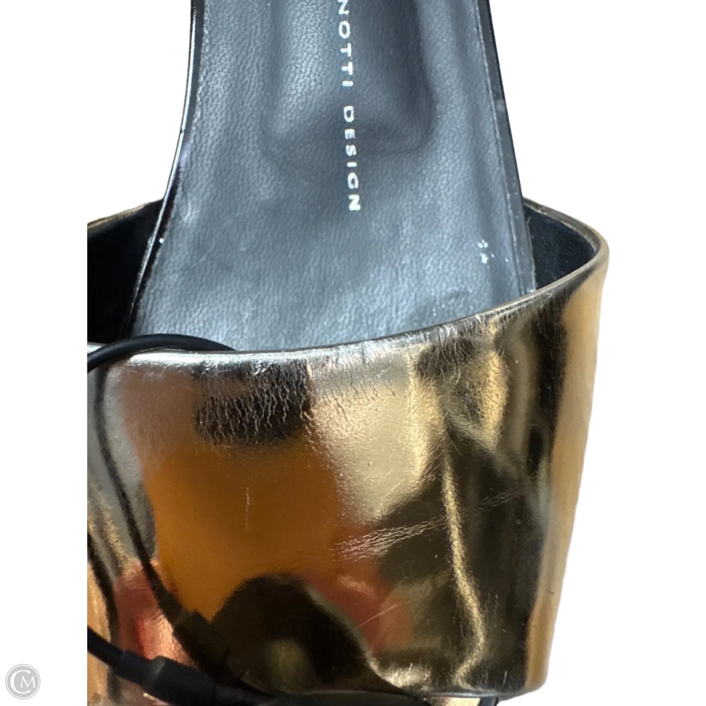 Sandals Designer By Giuseppe Zanotti In Bronze, Size: 8.5