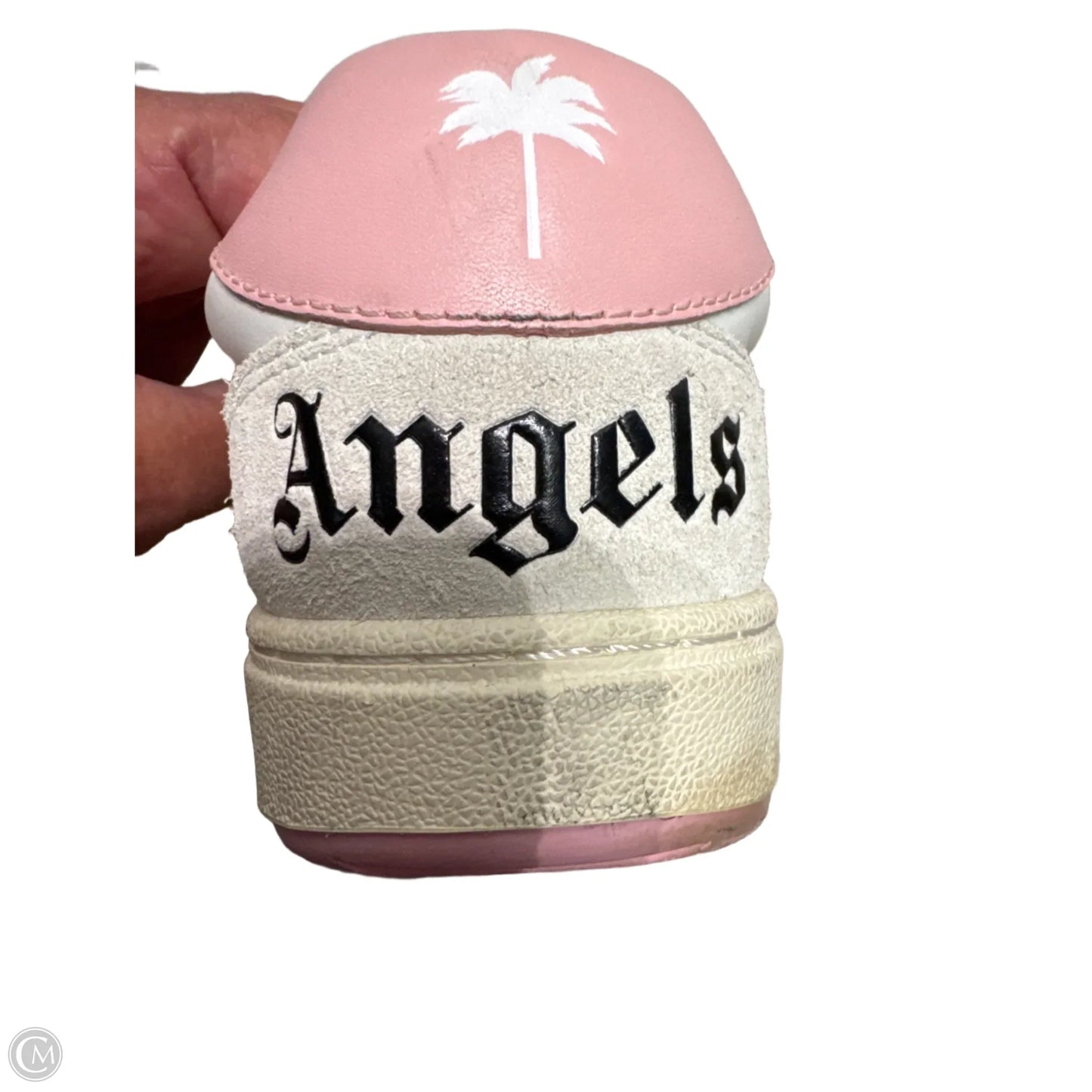 Shoes Sneakers By PRETTY ANGELS In Pink & White, Size: 9