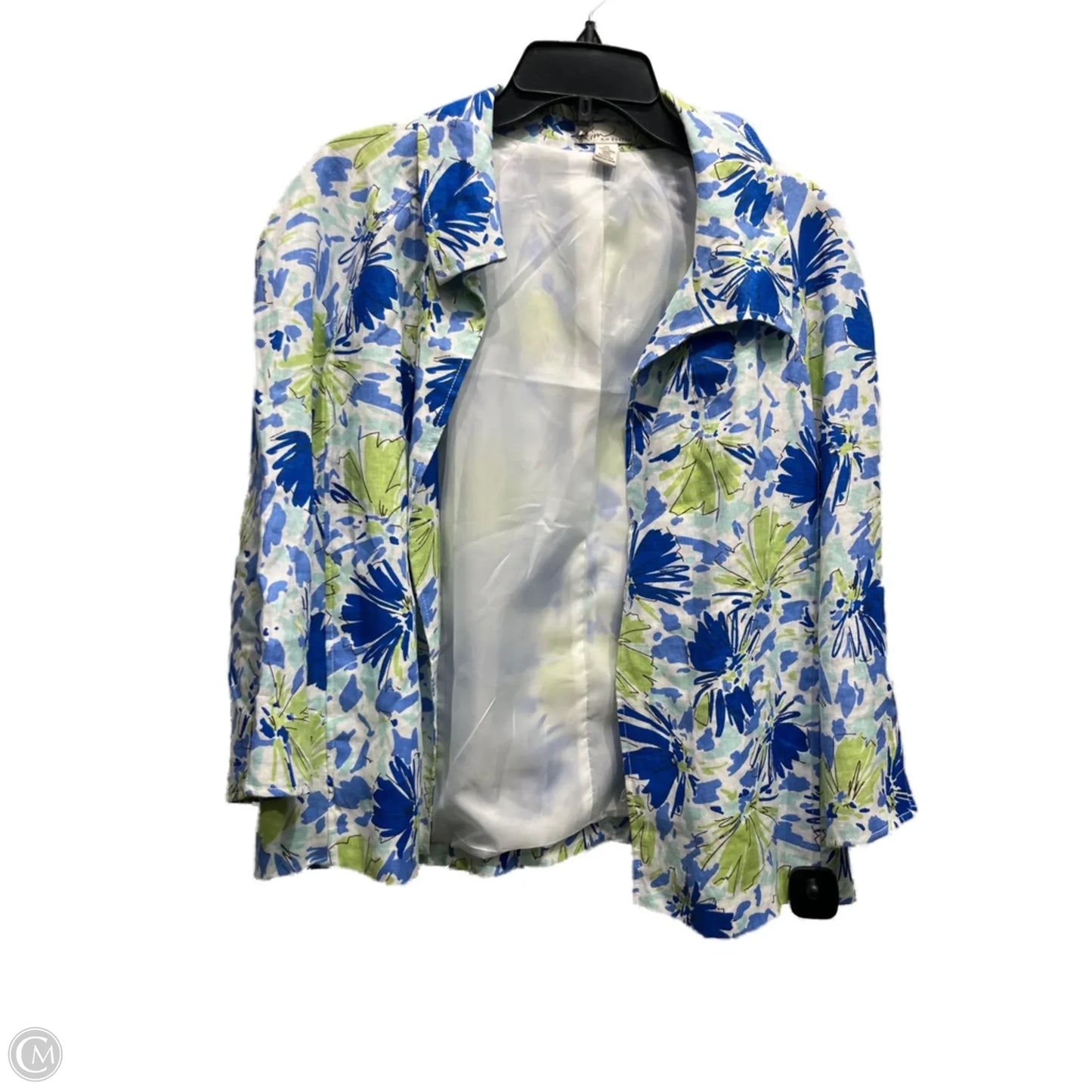 Jacket Other By Kim Rogers In Blue & Green, Size: Xl