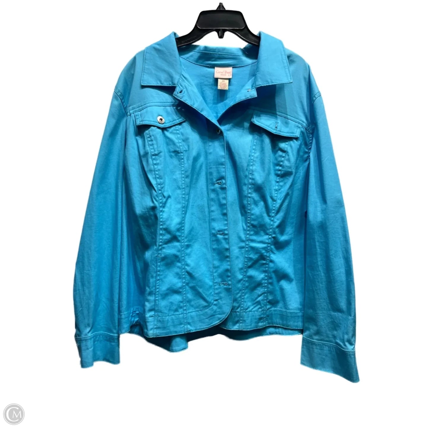 Jacket Other By Coral Bay In Teal, Size: 2x