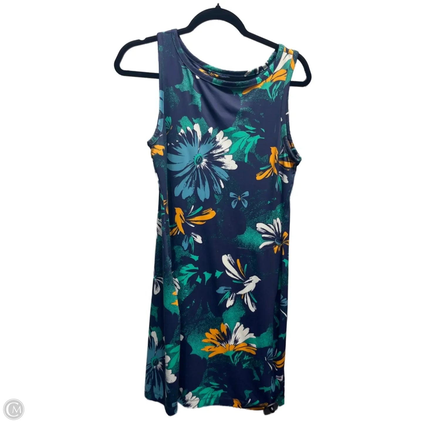 Dress Casual Short By Columbia In Blue & Yellow, Size: S