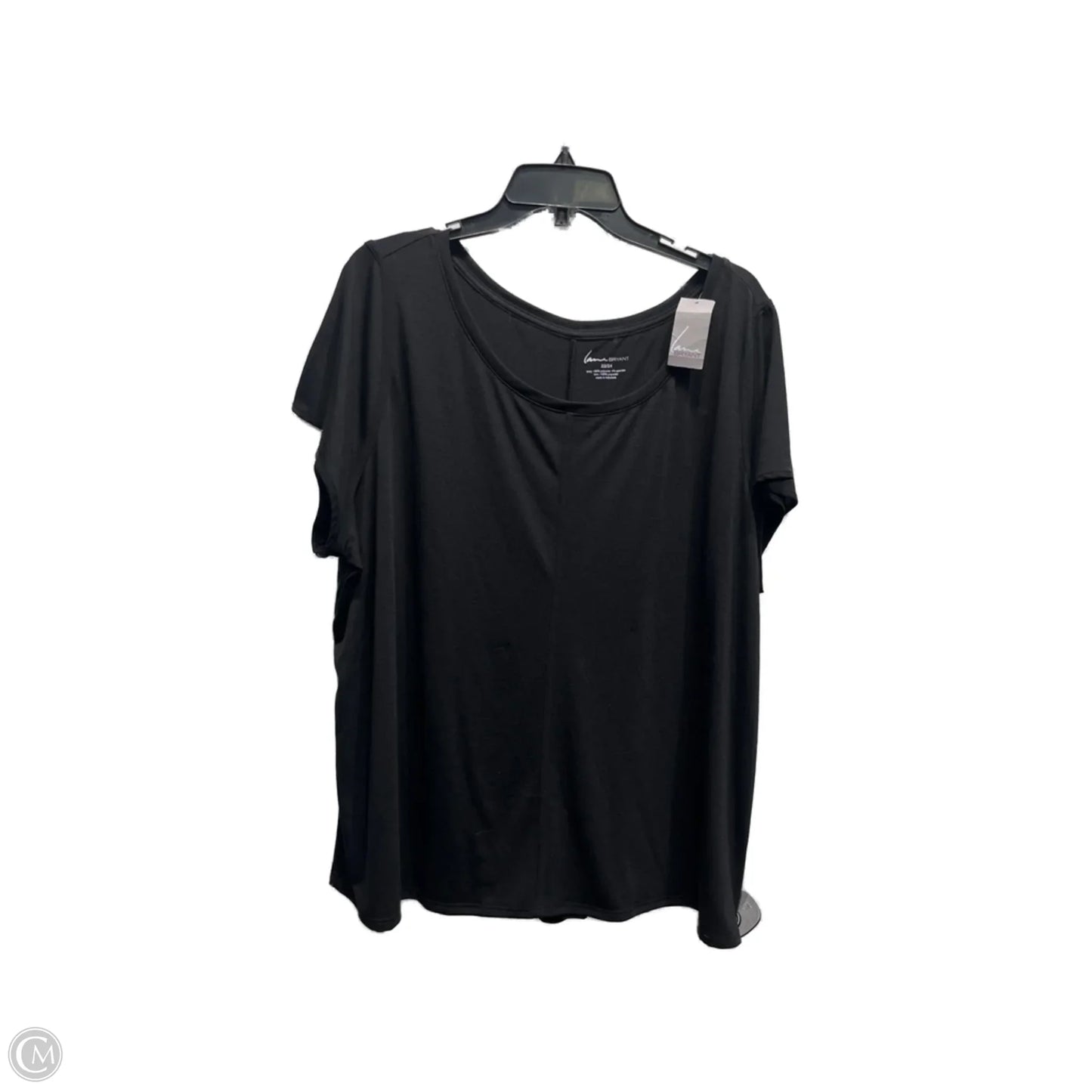 Top Short Sleeve By Lane Bryant In Black, Size: 22