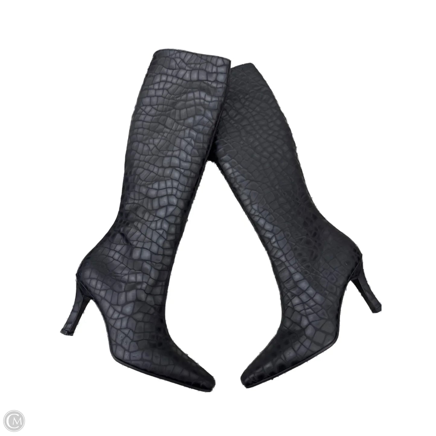 Boots Designer By Stuart Weitzman In Black, Size: 7.5