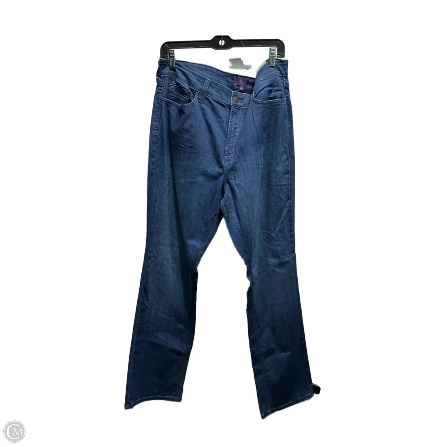Jeans Straight By Not Your Daughters Jeans In Blue Denim, Size: 16