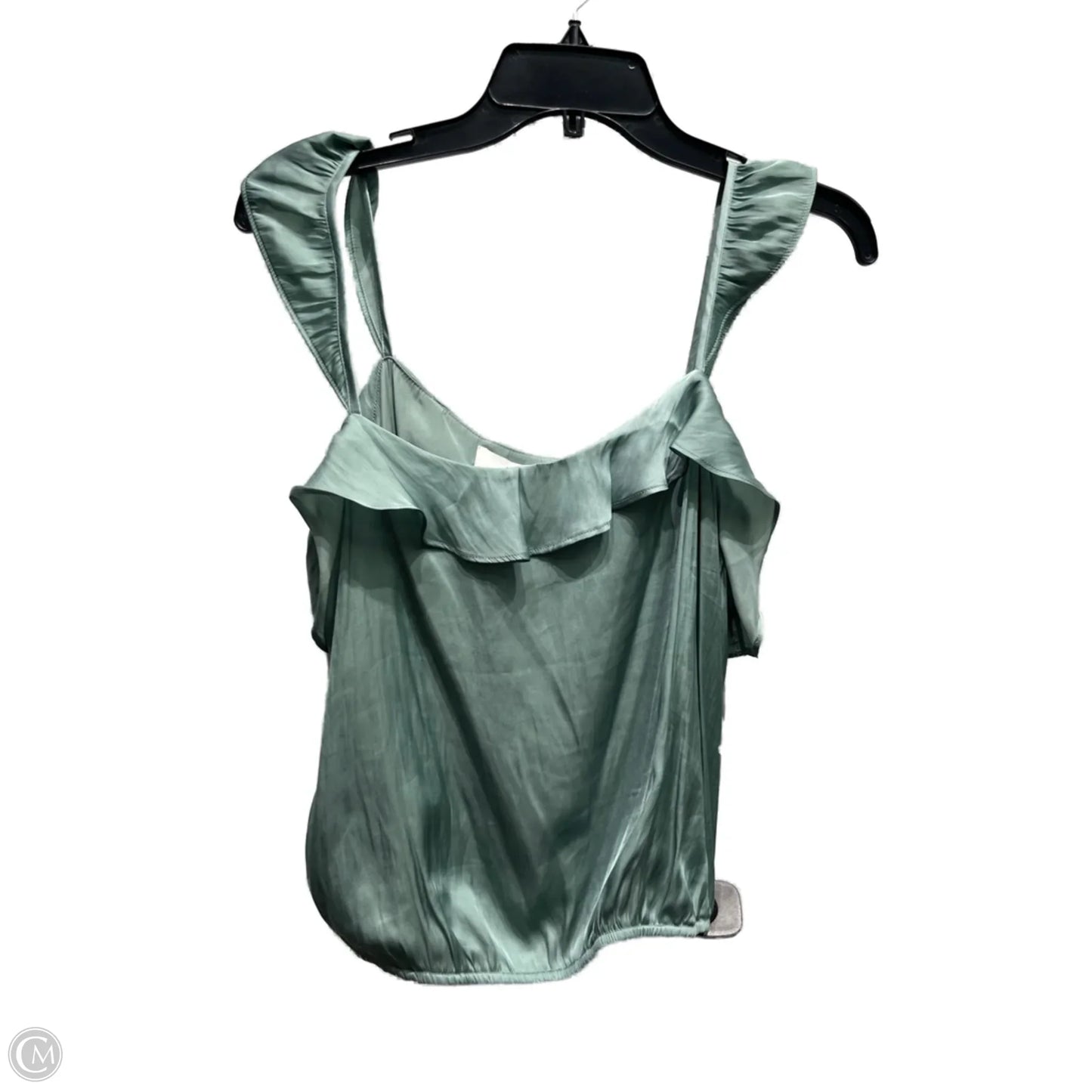 Top Sleeveless By Astr In Green, Size: L