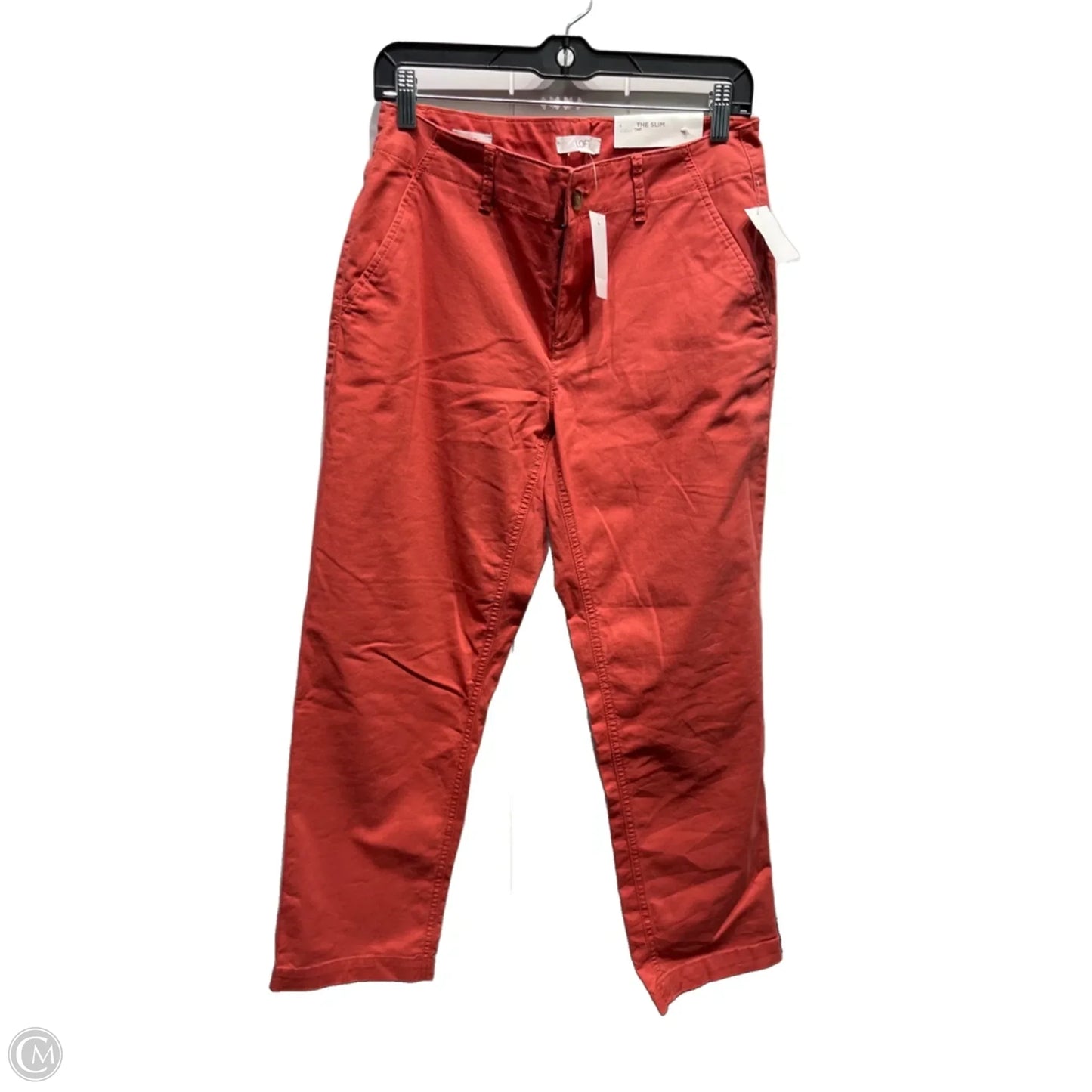 Pants Chinos & Khakis By Loft In Red, Size: 4