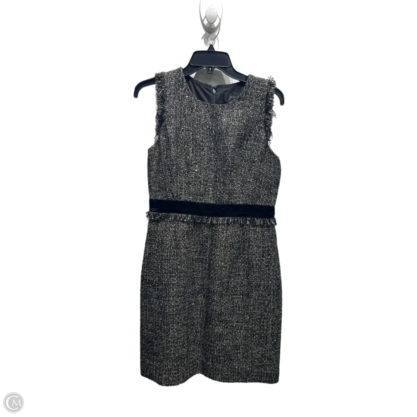 Dress Party Short By J. Crew In Black & Silver, Size: 8