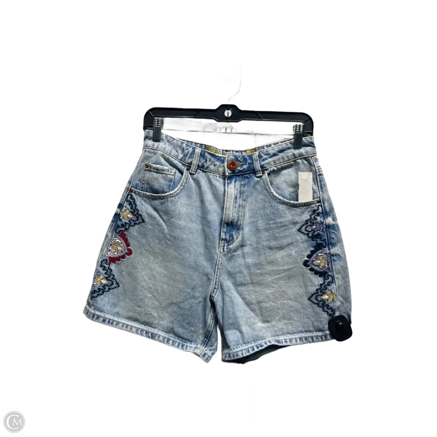 Shorts By Desigual In Blue Denim, Size: 2