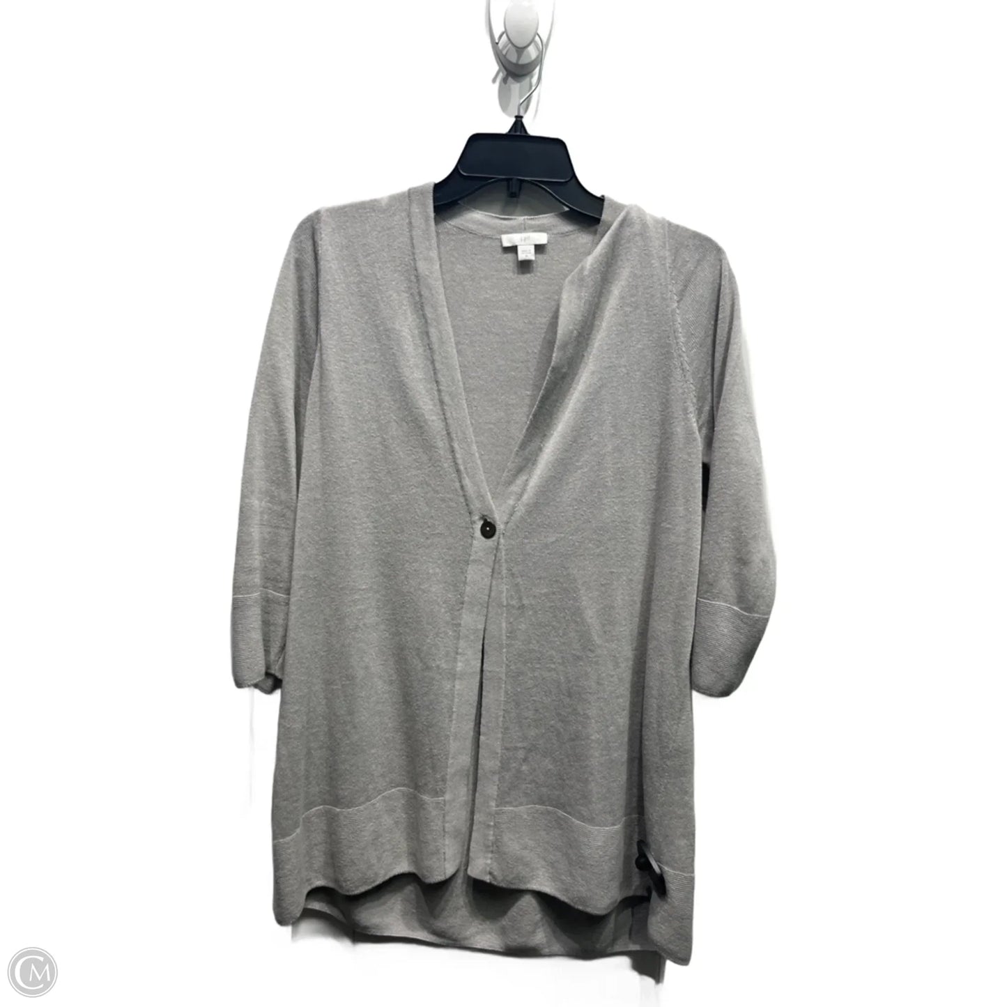 Sweater Cardigan By J. Jill In Grey, Size: M