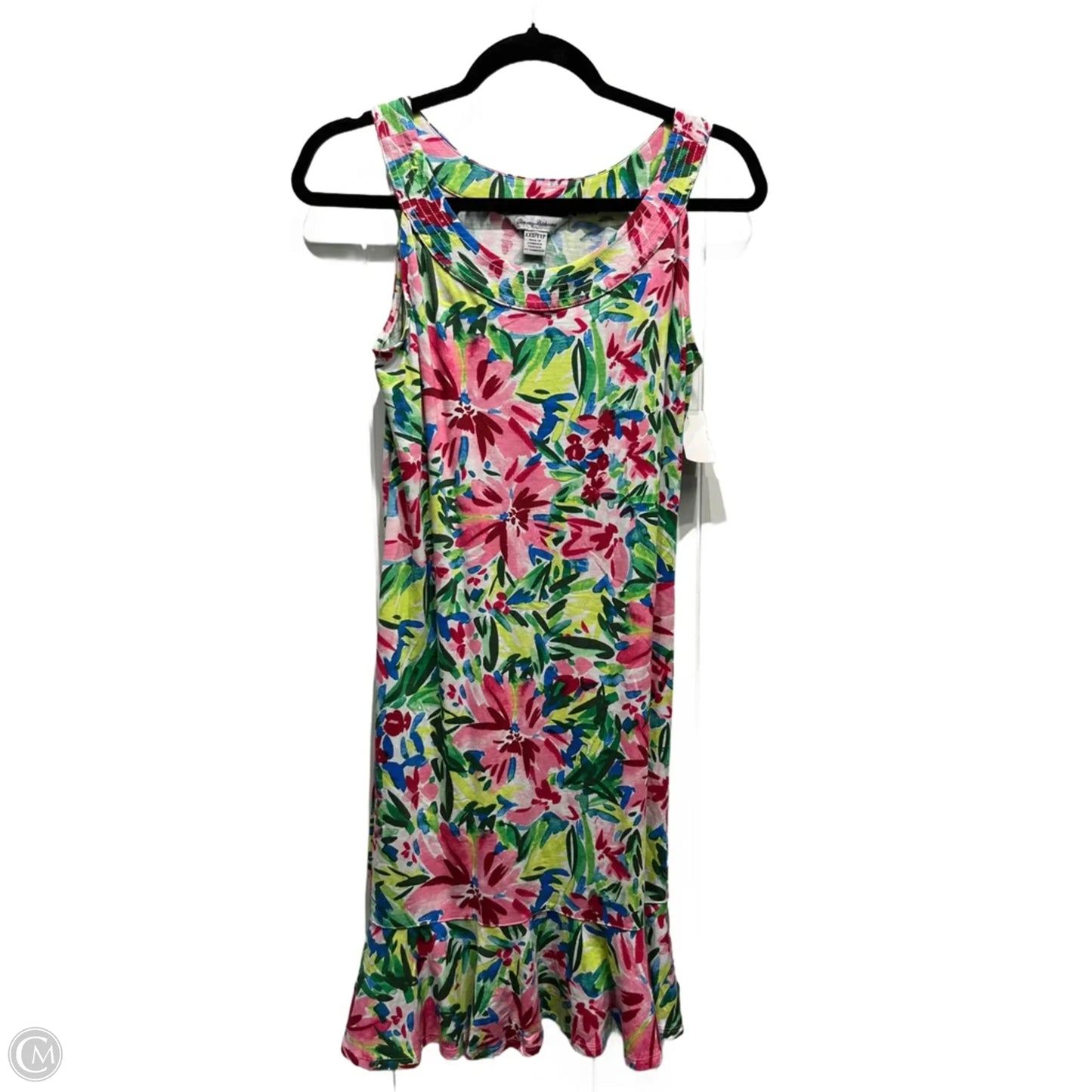 Dress Casual Short By Tommy Bahama In Green & Pink, Size: Xxs