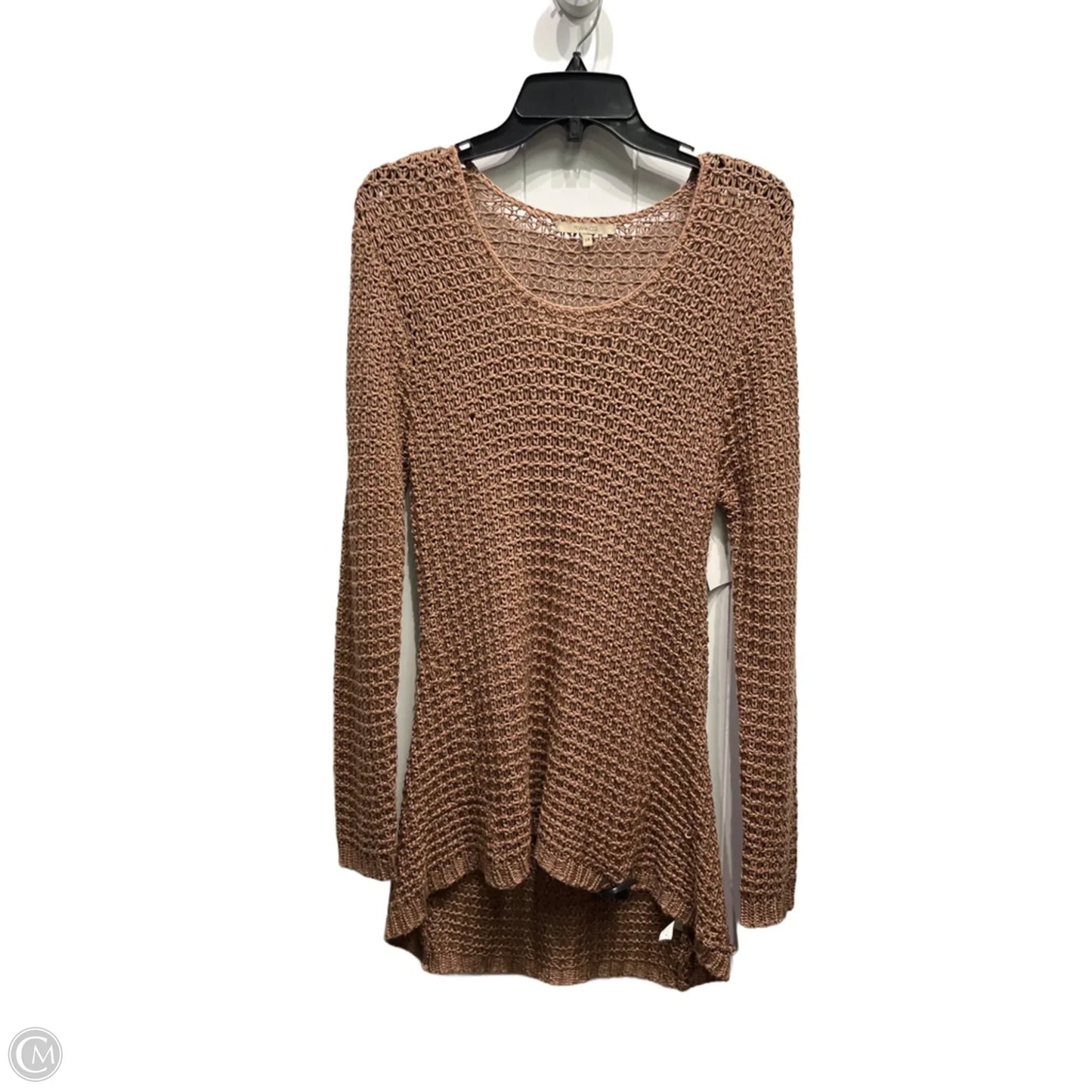 Sweater By RW & CO In Taupe, Size: L