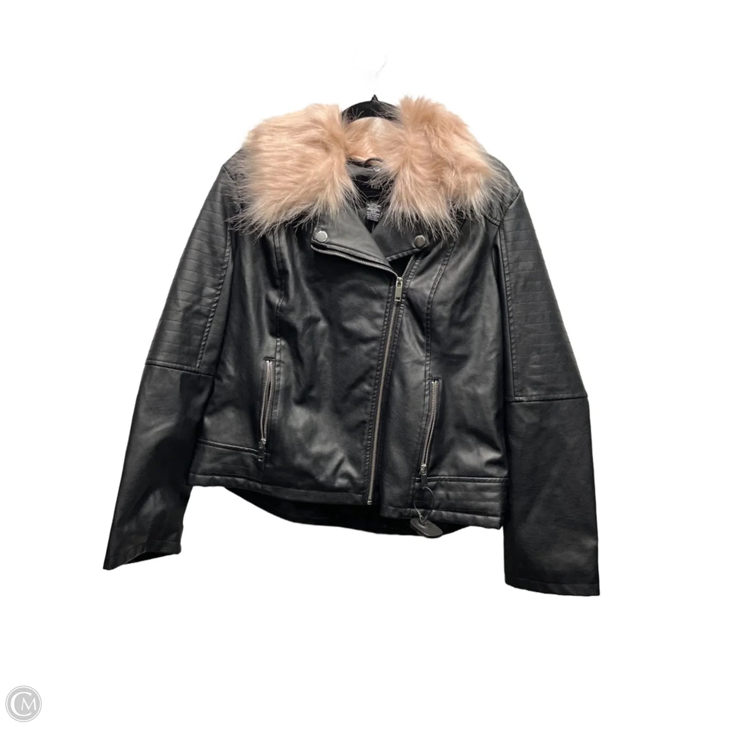 Jacket Other By miss lilli In Black & Pink, Size: Xl