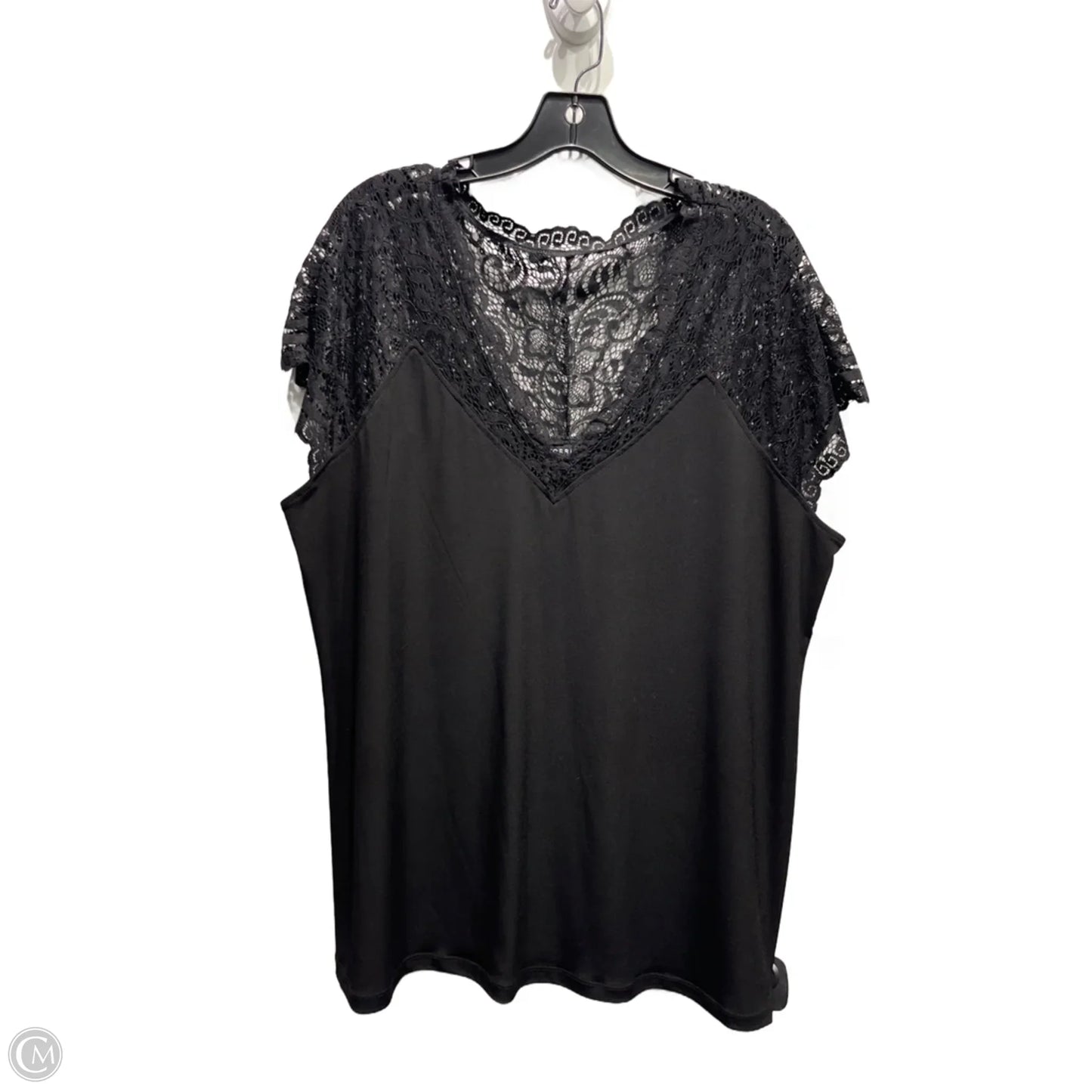 Top Short Sleeve By Torrid In Black, Size: 2x