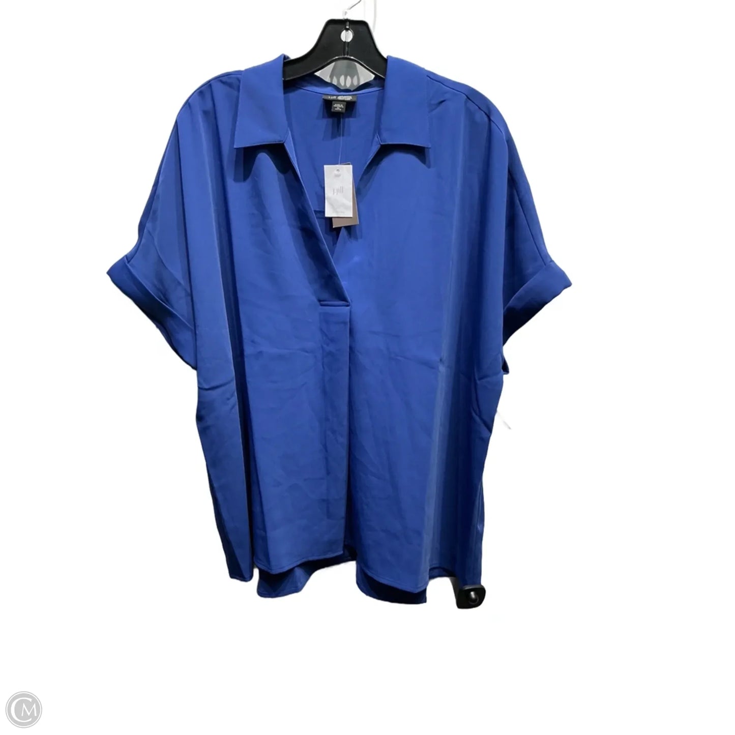 Top Short Sleeve By J. Jill In Blue, Size: Xl