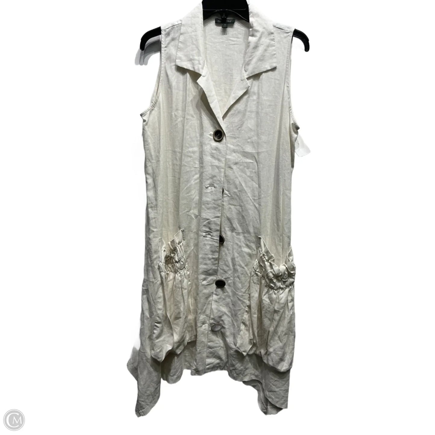 Dress Casual Short By For Cynthia In Cream, Size: M