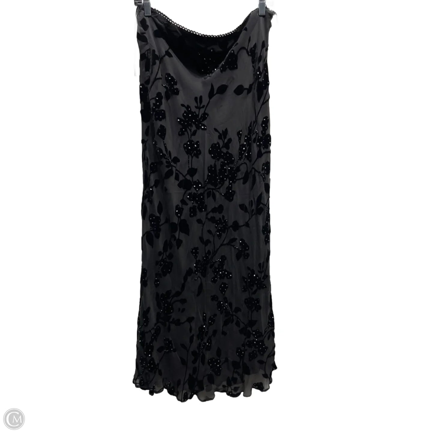 Skirt Maxi By Xscape In Black, Size: 14