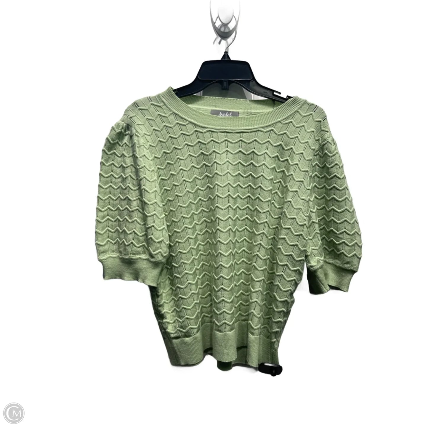Top Short Sleeve By Marled In Green, Size: Xl