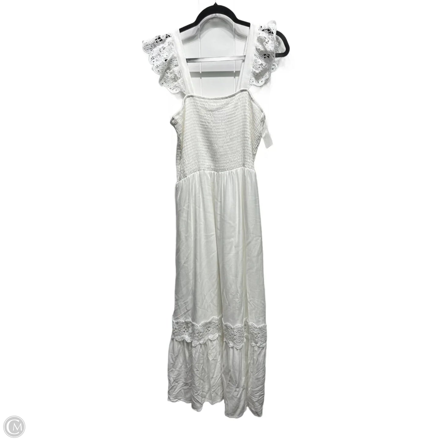 Dress Casual Maxi By Zesica In White, Size: Xl