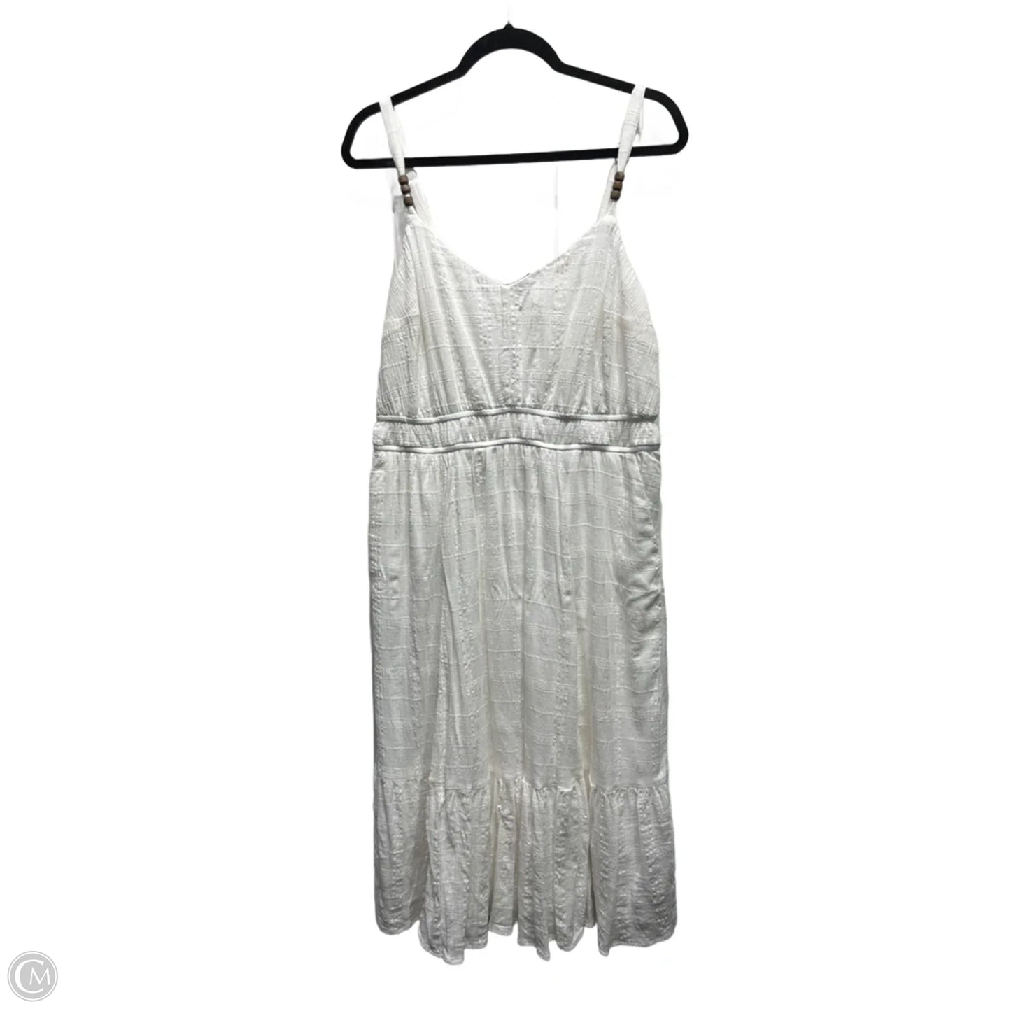 Dress Casual Midi By Torrid In White, Size: Xl