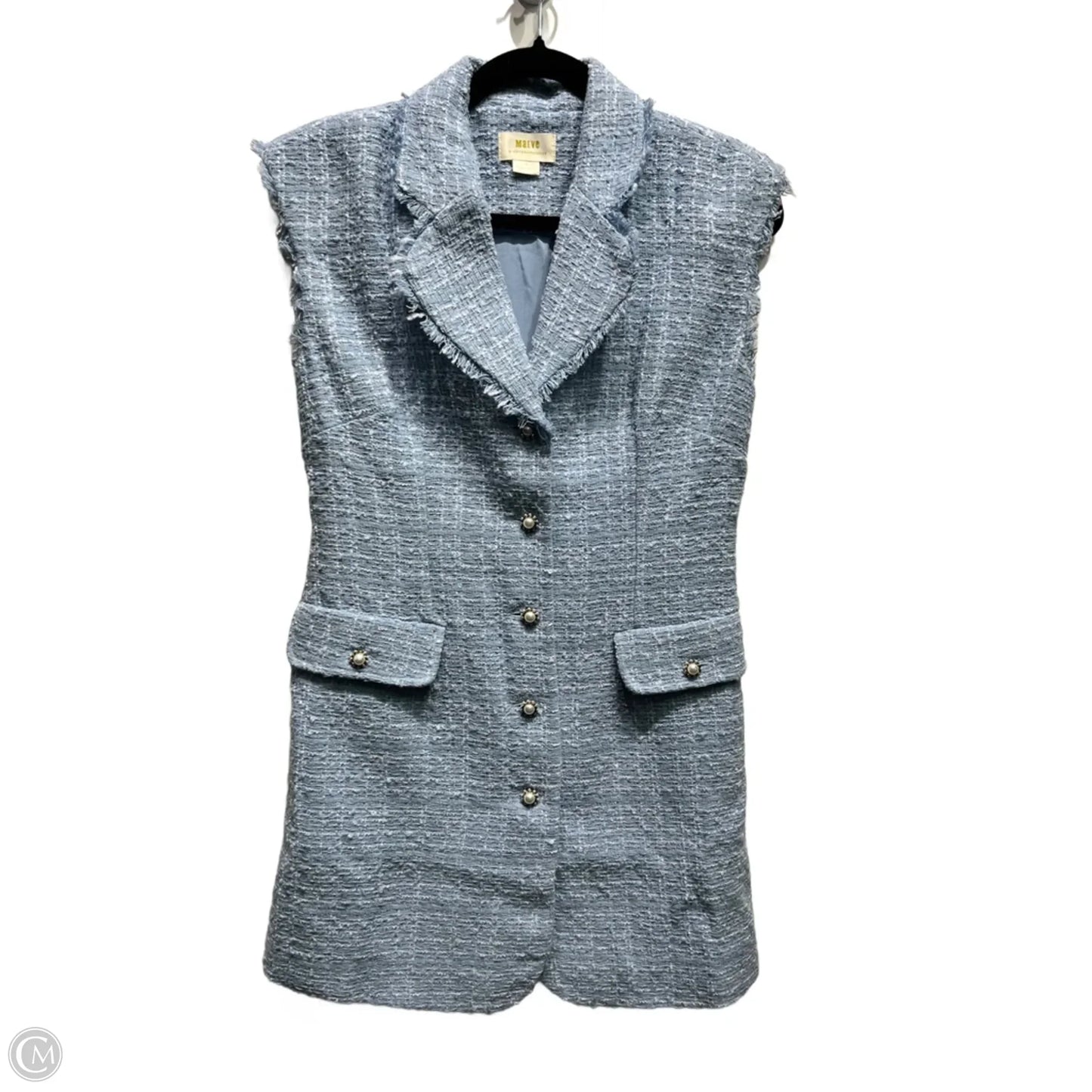 Blazer By Maeve In Blue, Size: 4