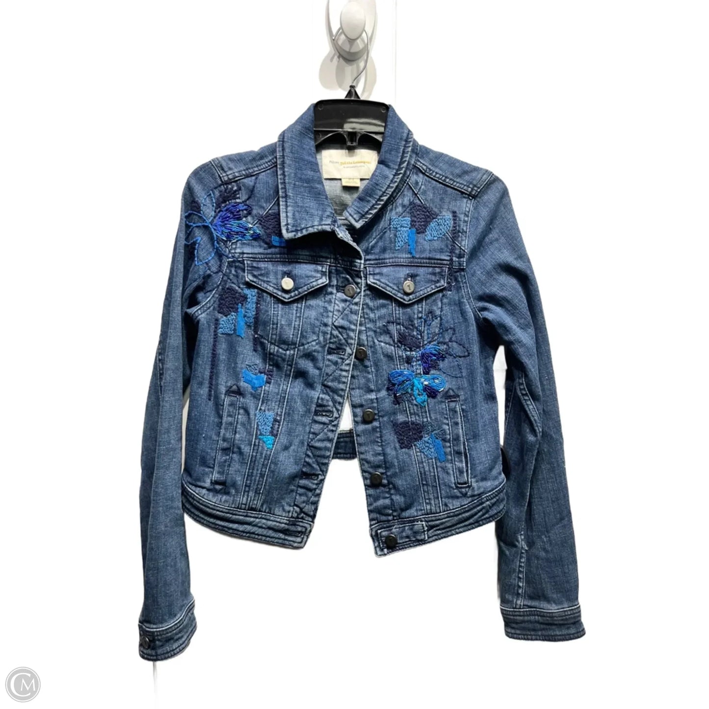 Jacket Denim By Pilcro In Blue Denim, Size: S