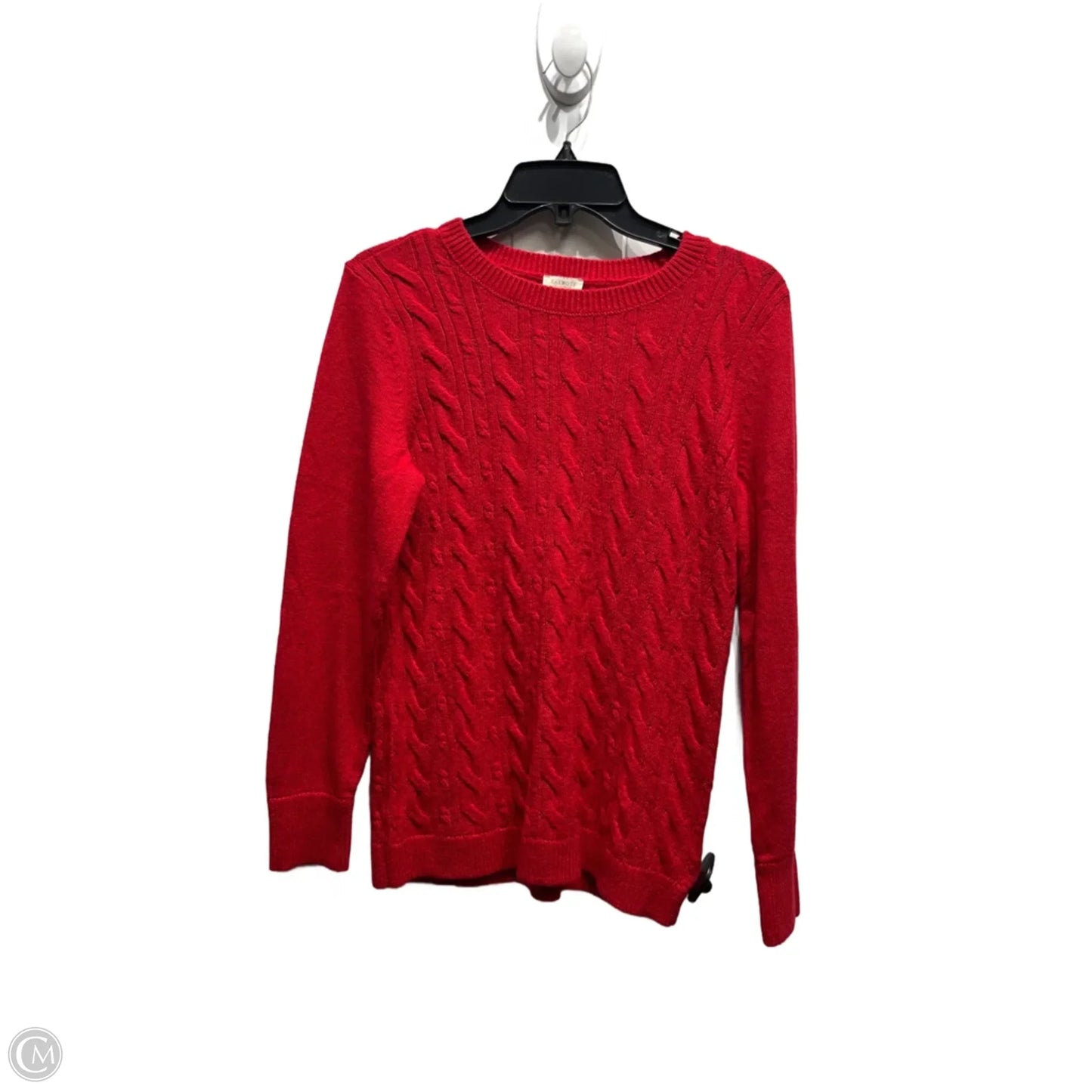 Sweater By Talbots In Red, Size: M