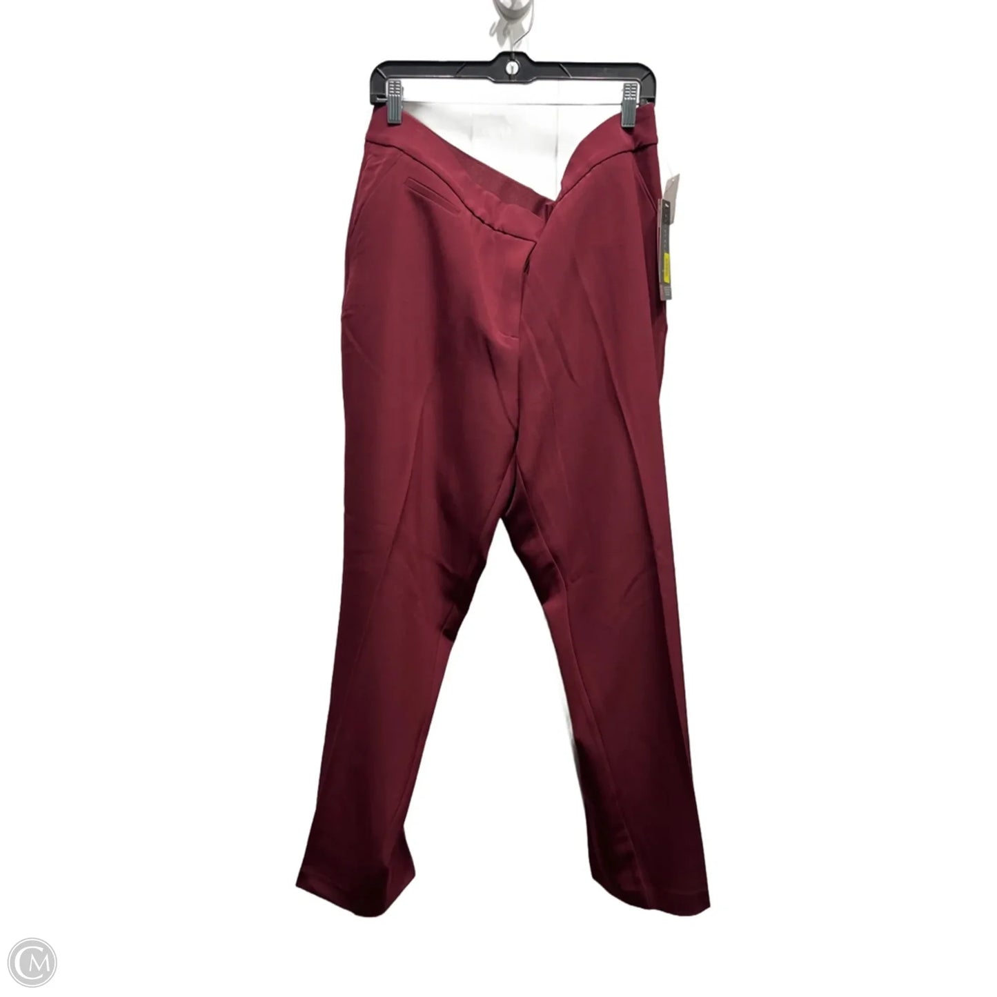 Pants Dress By Investments In Maroon, Size: 18