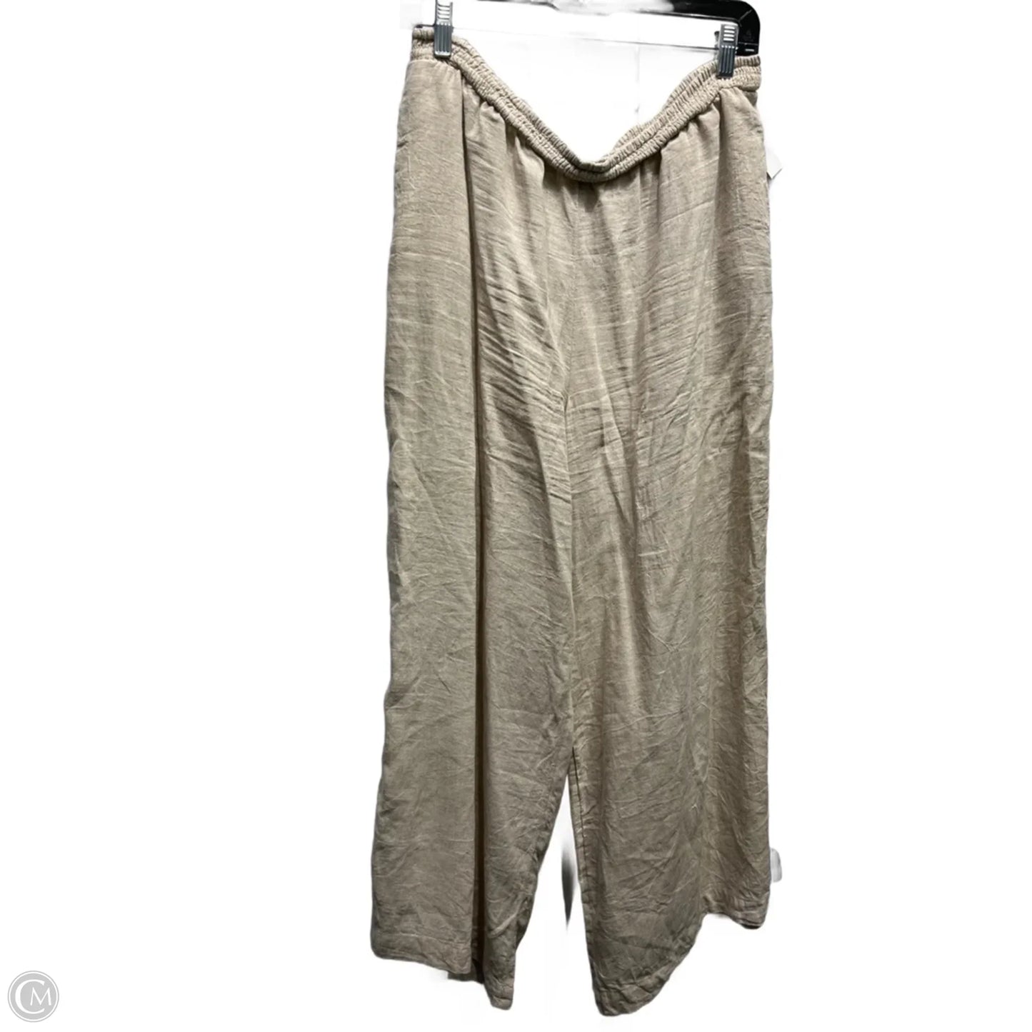 Pants Linen By Anthropologie In Tan, Size: M