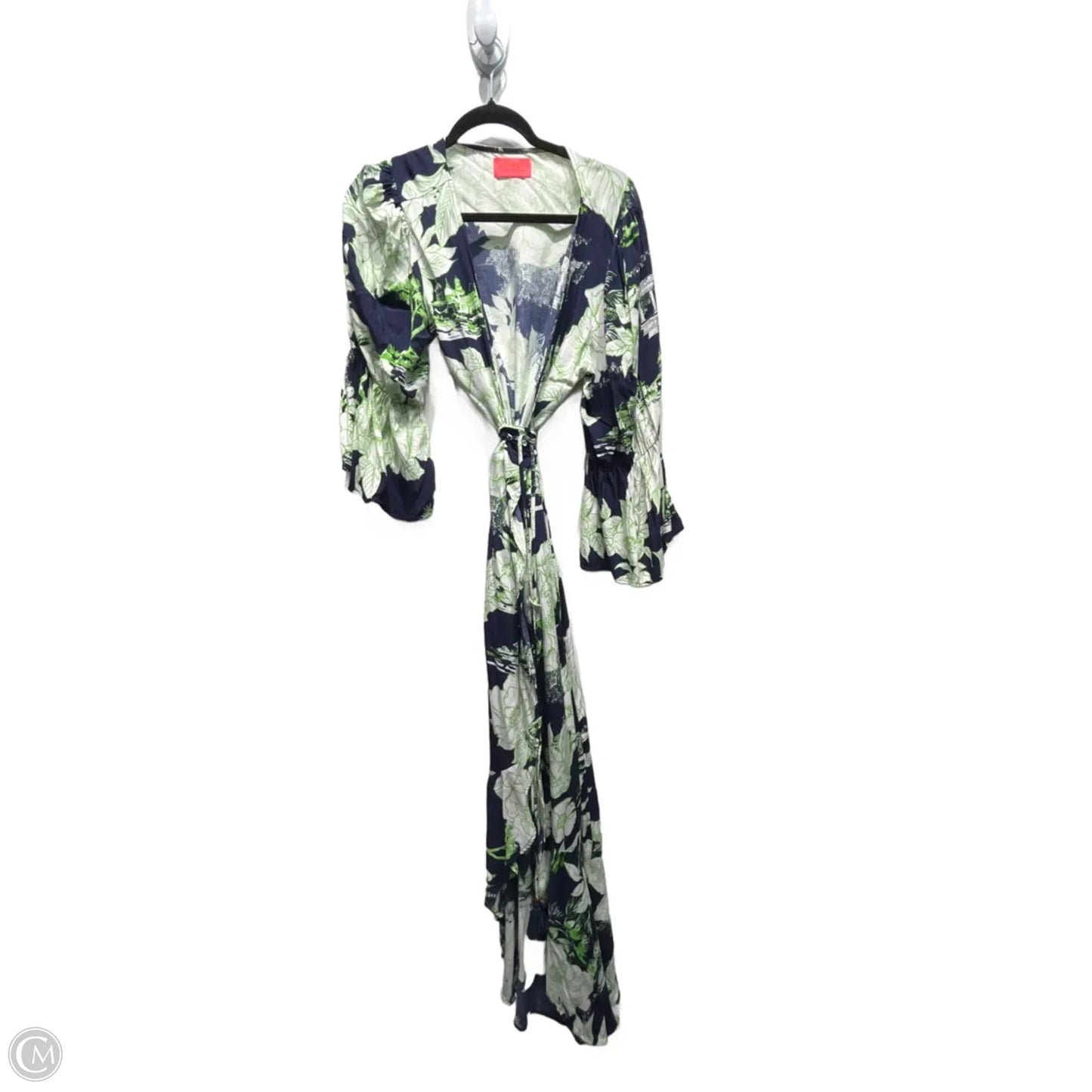 Dress Casual Maxi By Maaji In Blue & Green, Size: L