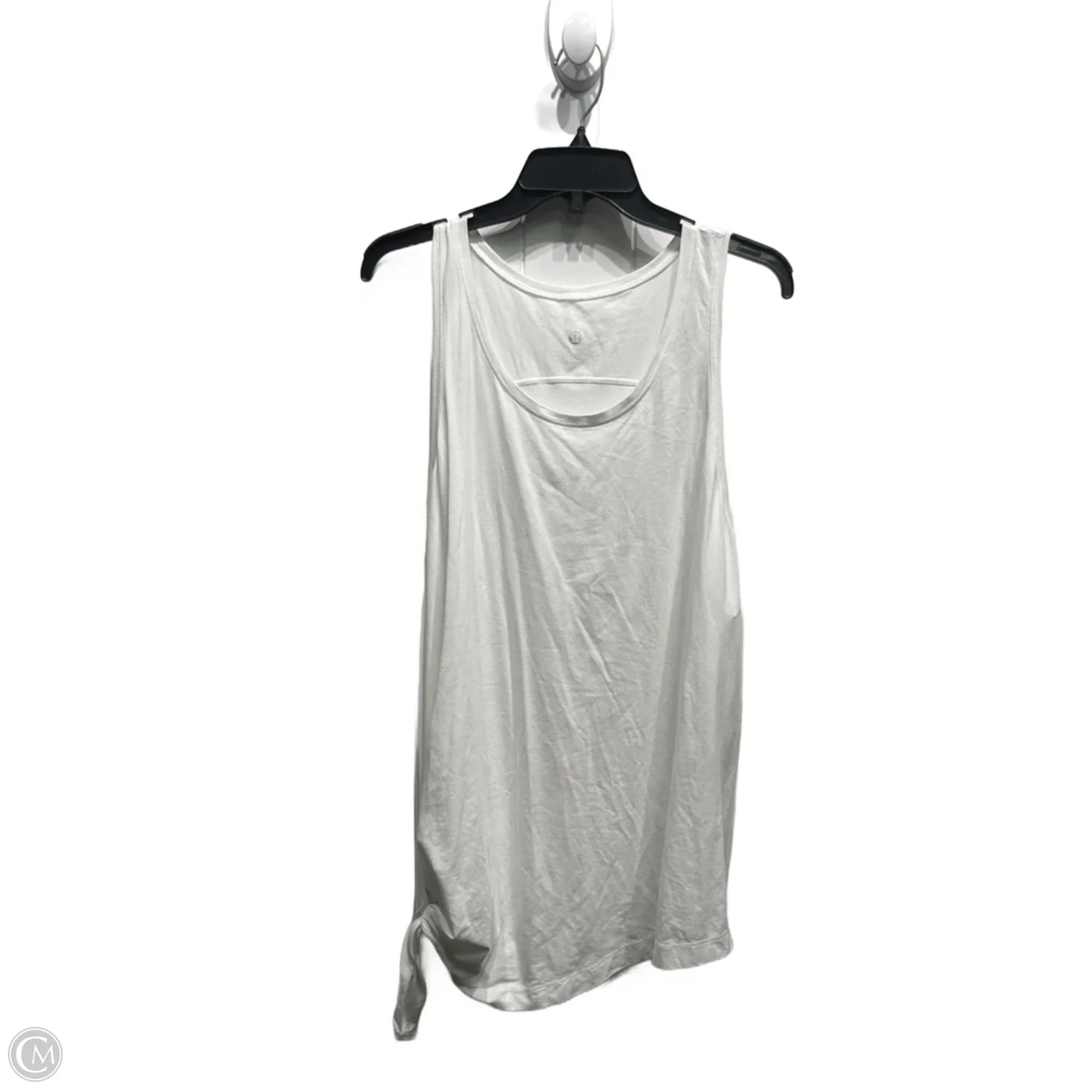 Athletic Tank Top By Lululemon In White, Size: L