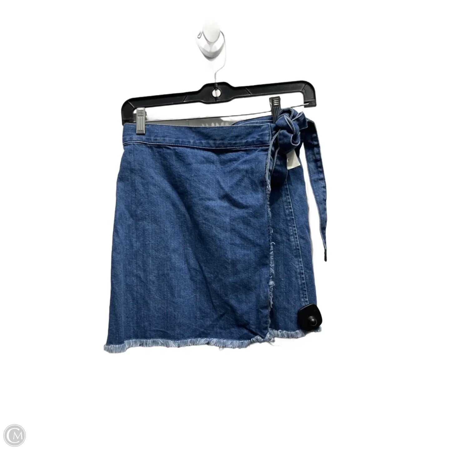 Skirt Mini & Short By Madewell In Blue Denim, Size: 0