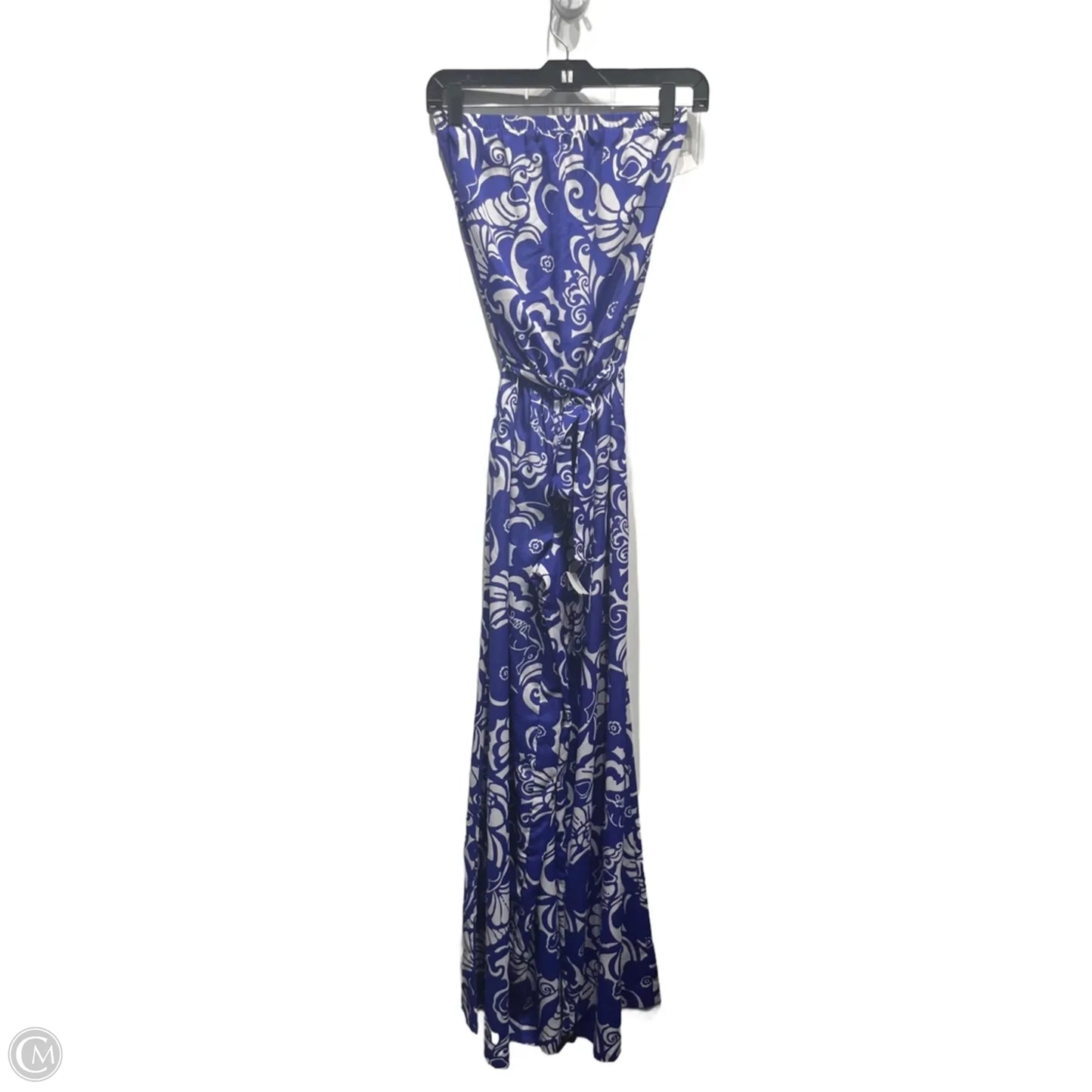 Jumpsuit Designer By Lilly Pulitzer In Blue & White, Size: Xs