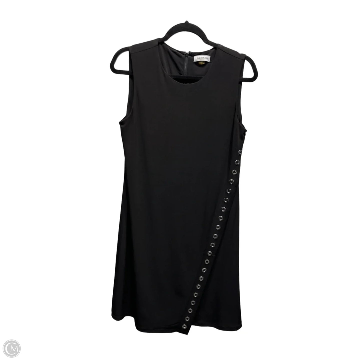 Dress Work By Calvin Klein In Black, Size: 8