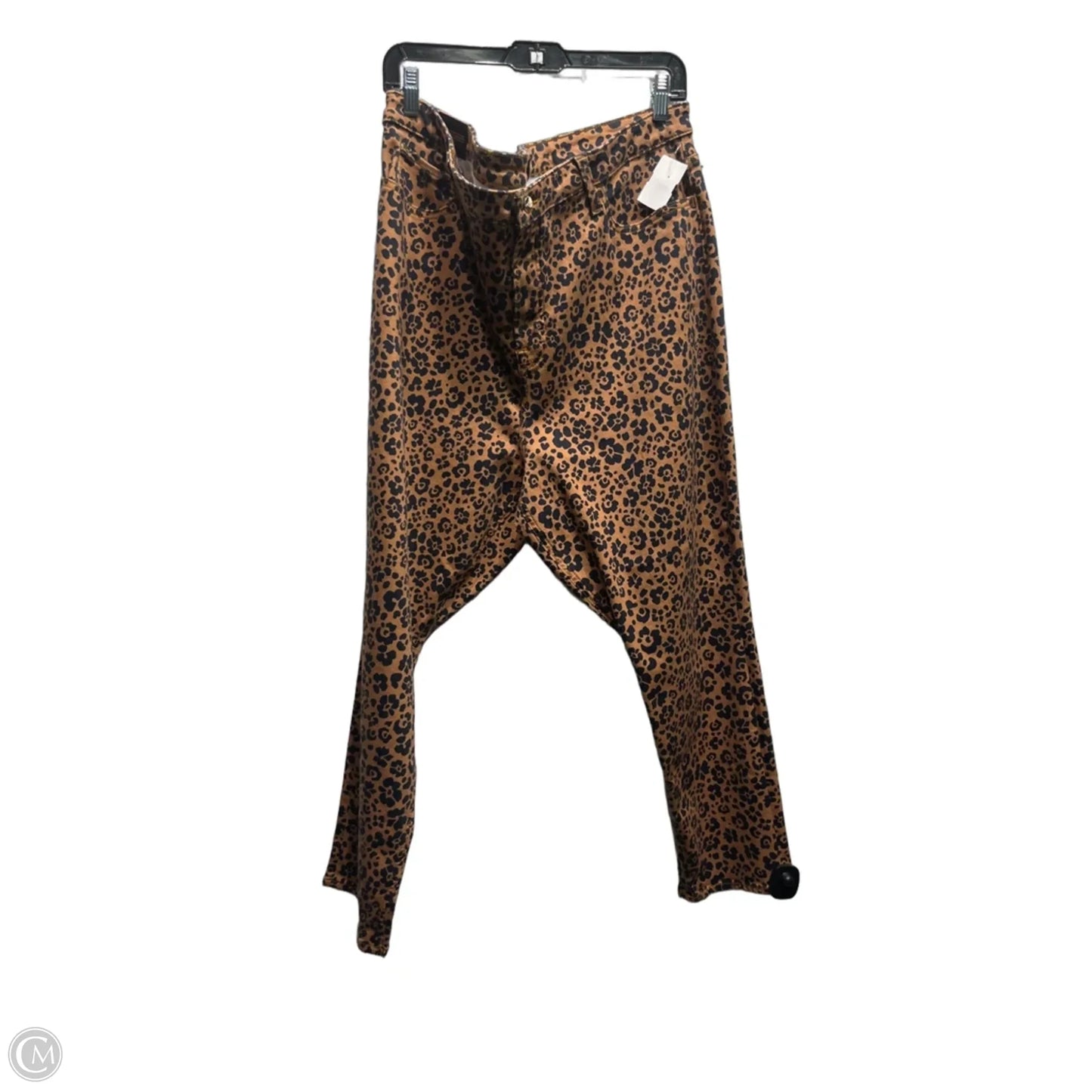 Jeans Skinny By jen 7 In Animal Print, Size: 24
