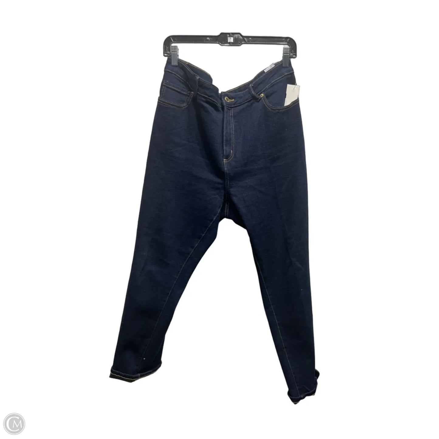 Jeans Skinny By Michael By Michael Kors In Blue Denim, Size: 14