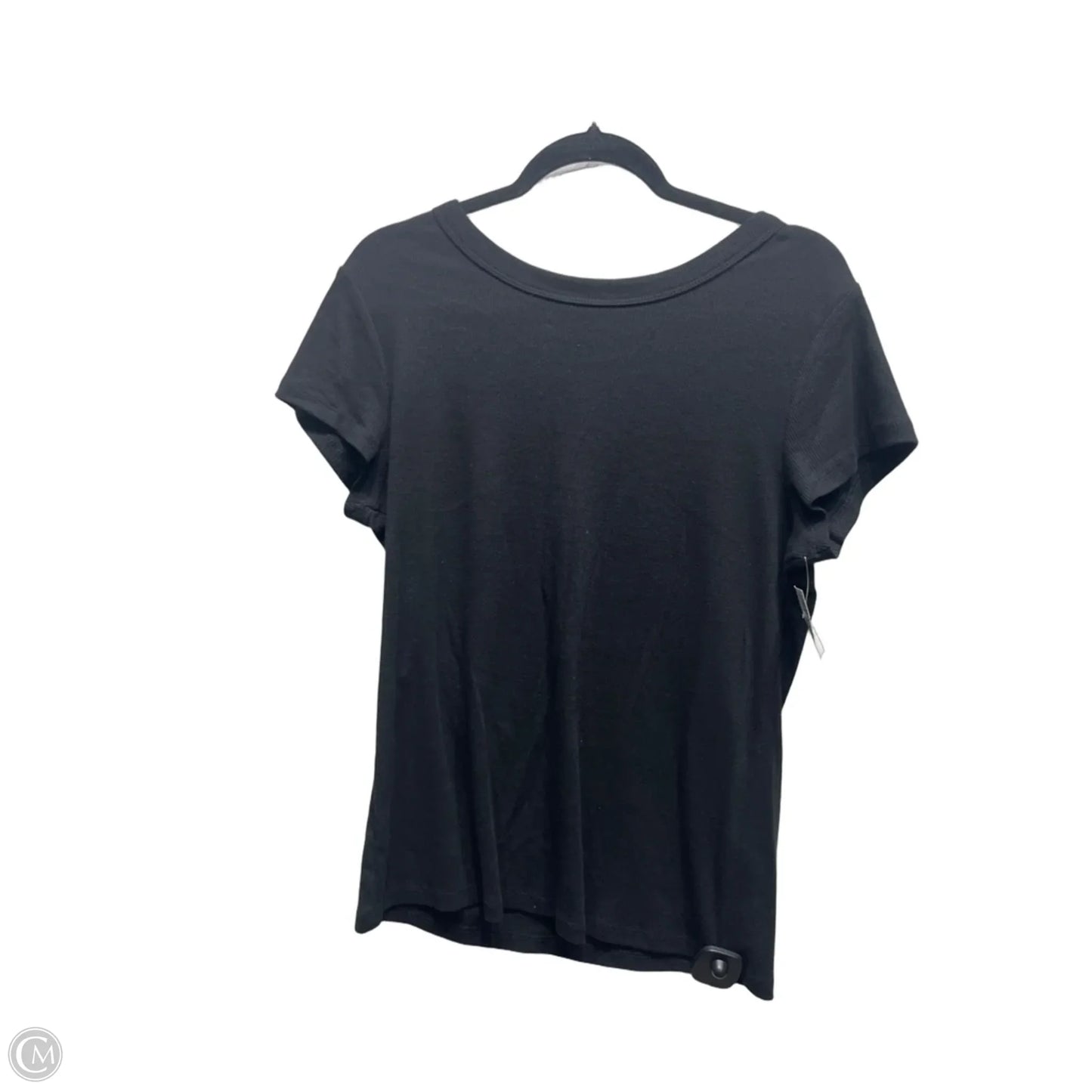 Top Short Sleeve Basic By Sonoma In Black, Size: Xl