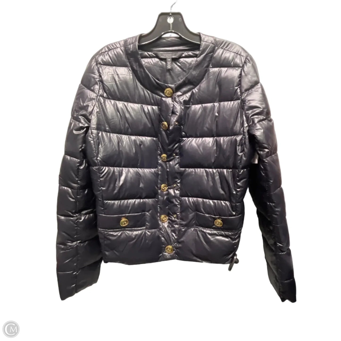 Jacket Puffer & Quilted By White House Black Market In Black, Size: S