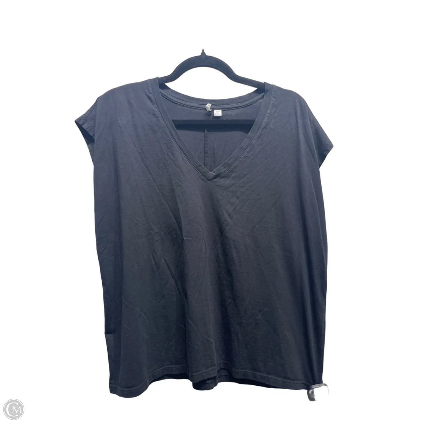 Top Short Sleeve Basic By Nordstrom In Black, Size: L