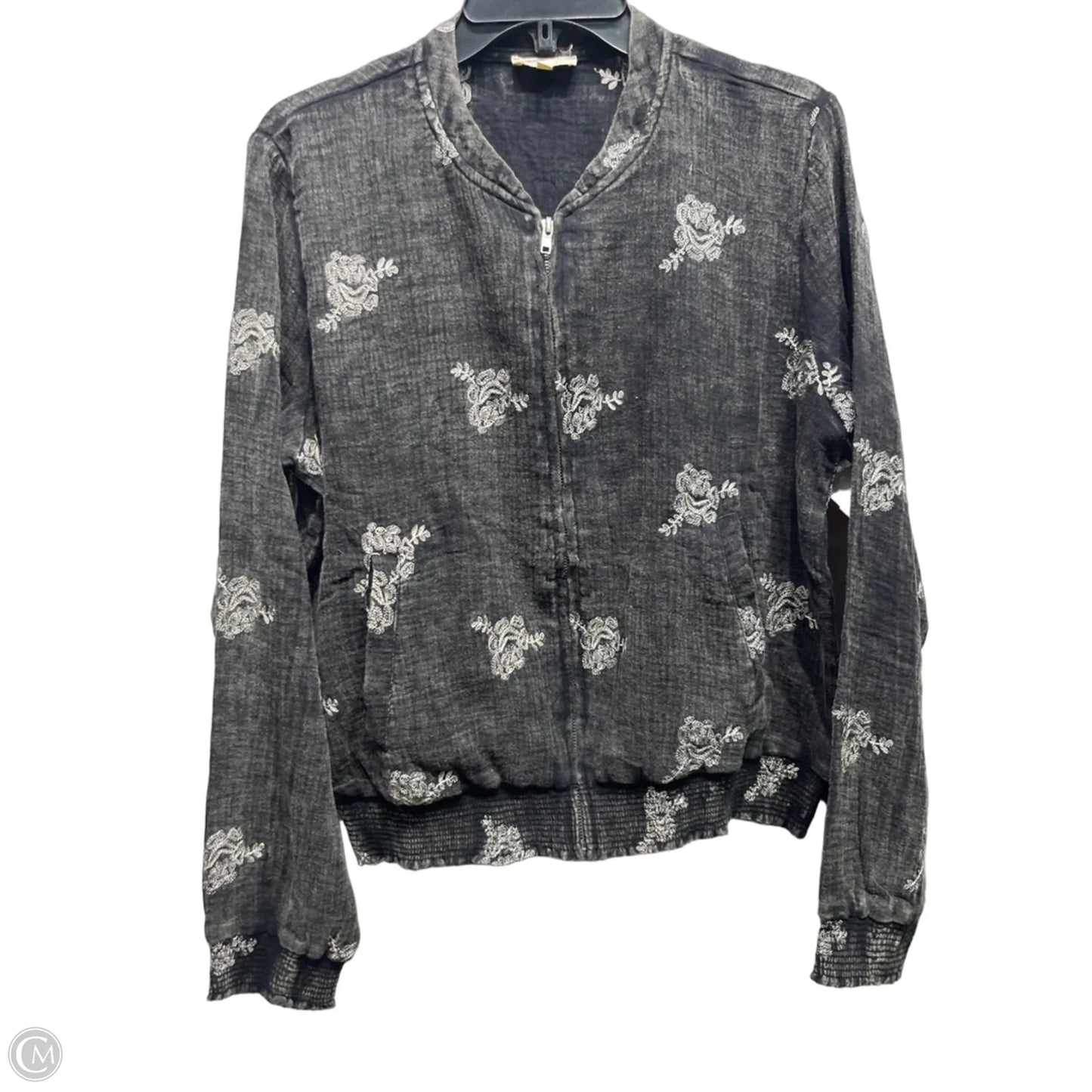 Jacket Other By Mystree In Grey & White, Size: M