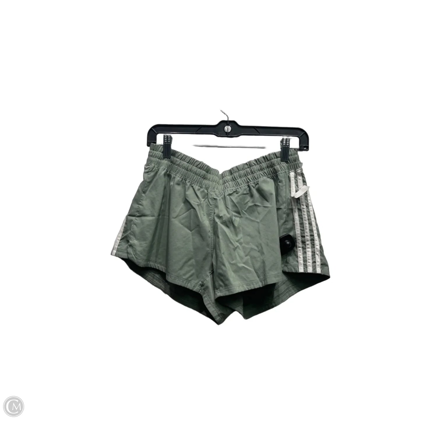 Athletic Shorts By Adidas In Green, Size: M