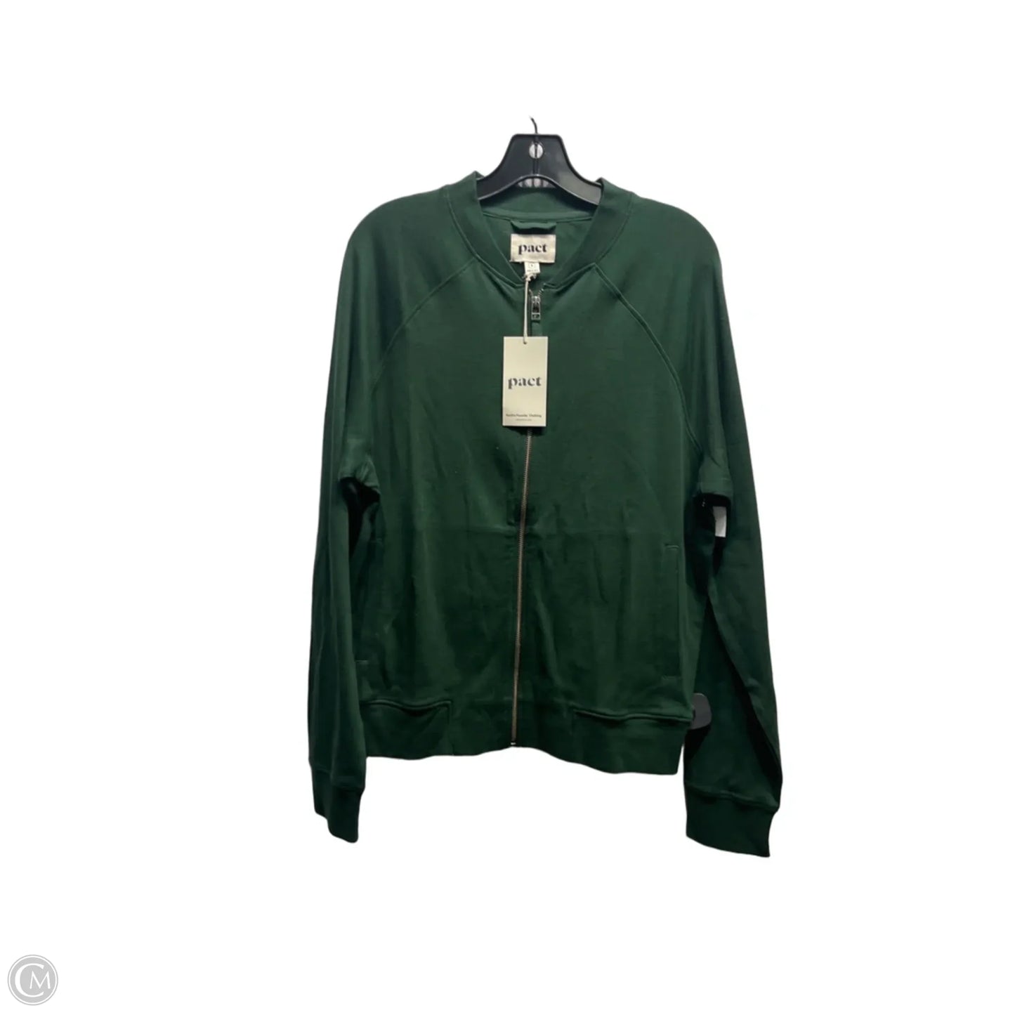 Jacket Other By Pact In Green, Size: S