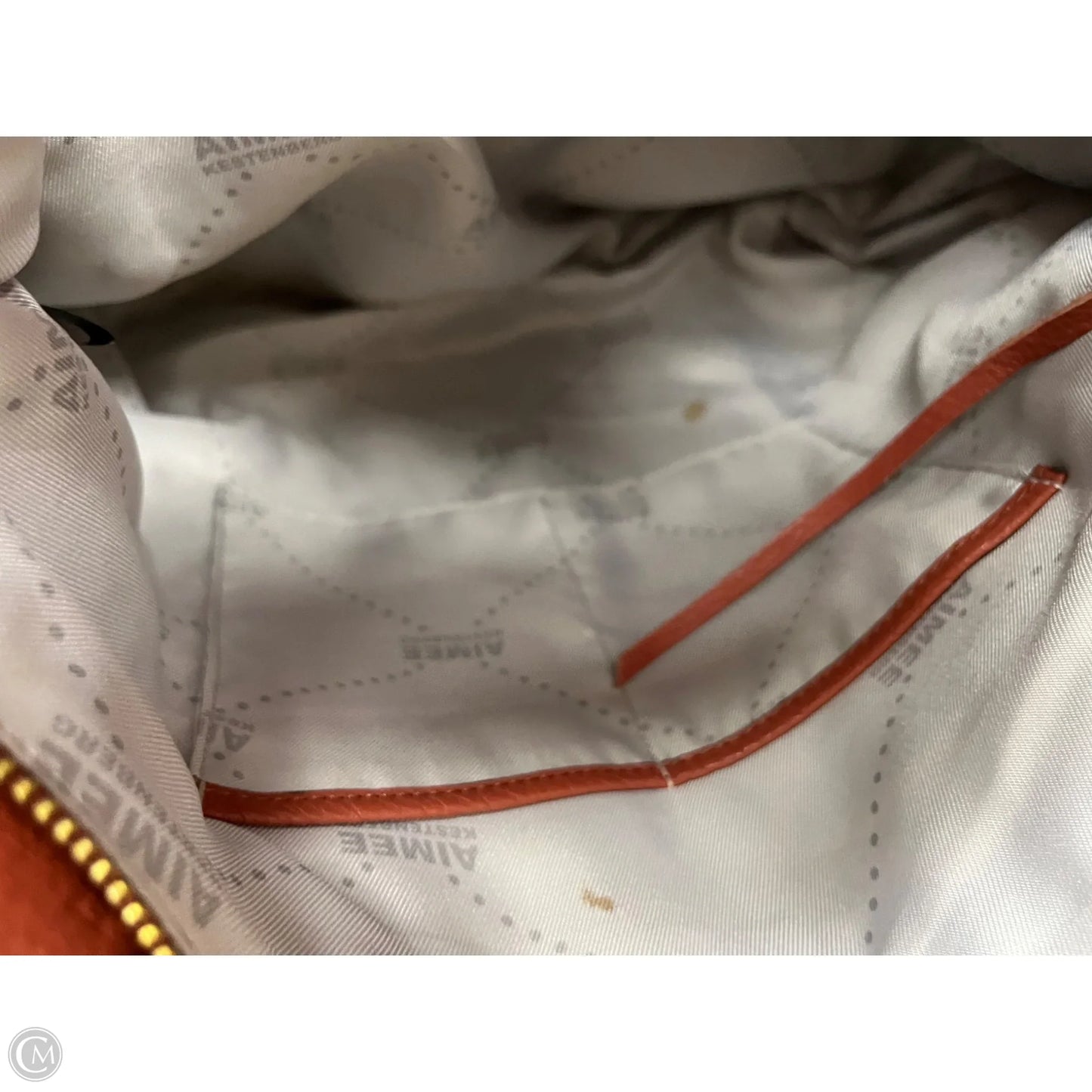 Handbag Leather By Aimee Kestenberg, Size: Large