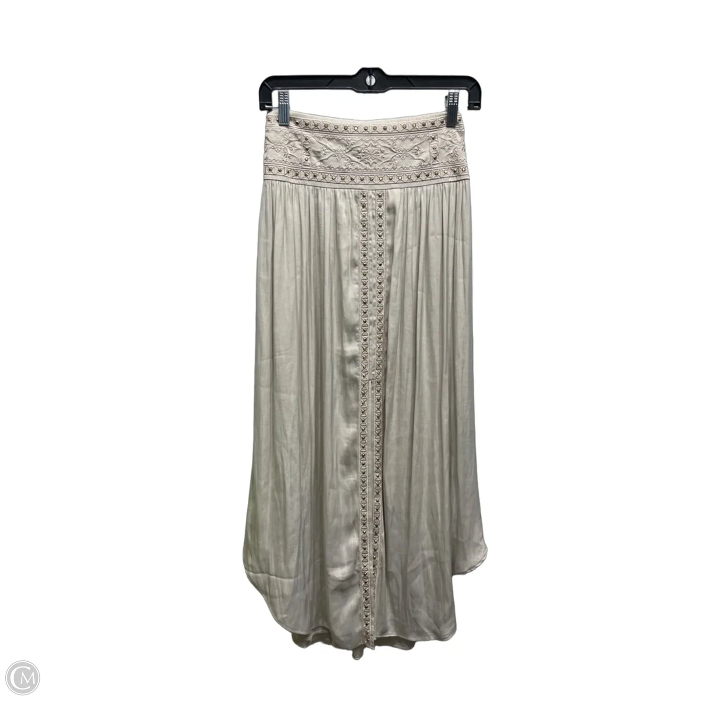Skirt Maxi By White House Black Market In Cream, Size: Xs