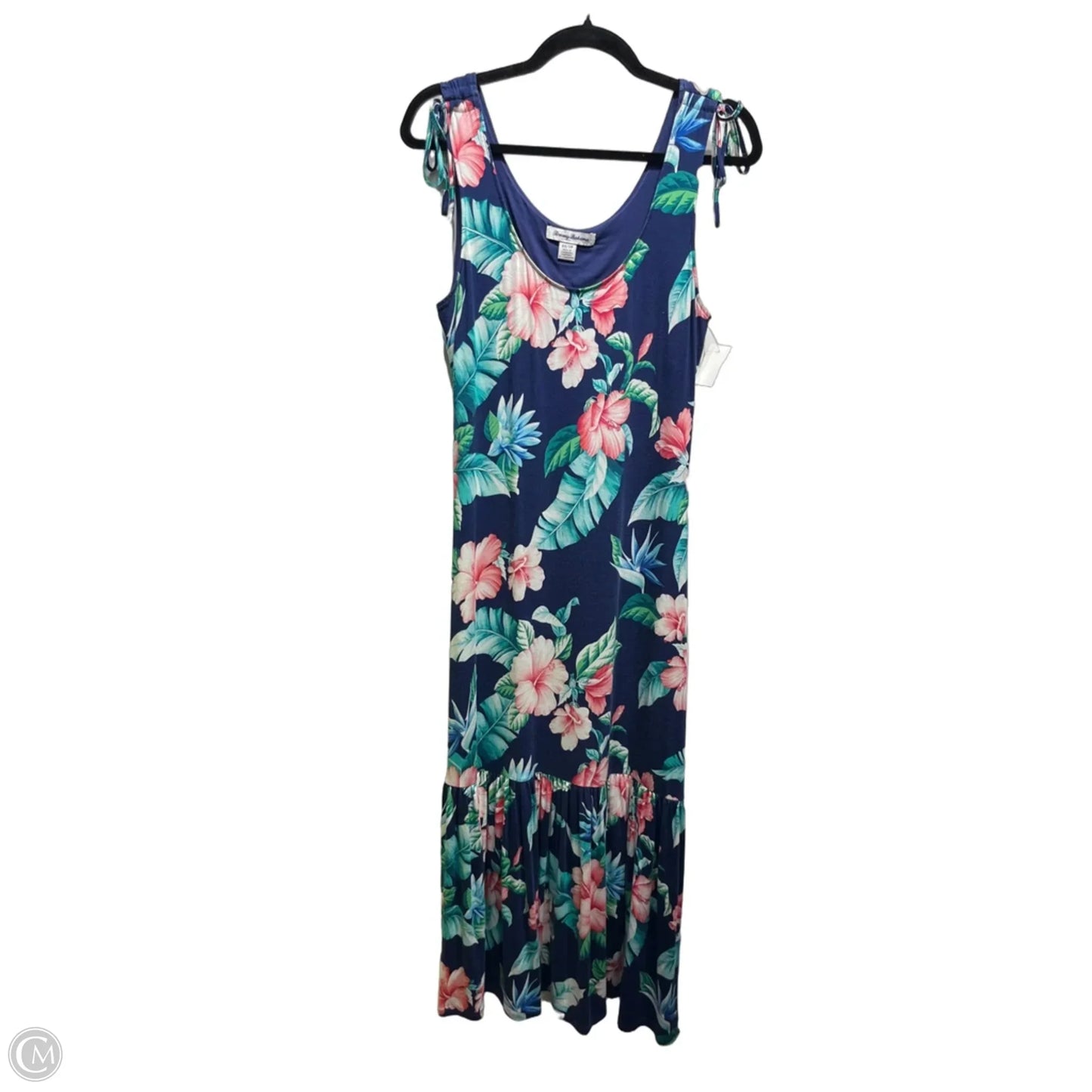 Dress Casual Maxi By Tommy Bahama In Blue & Pink, Size: Xs