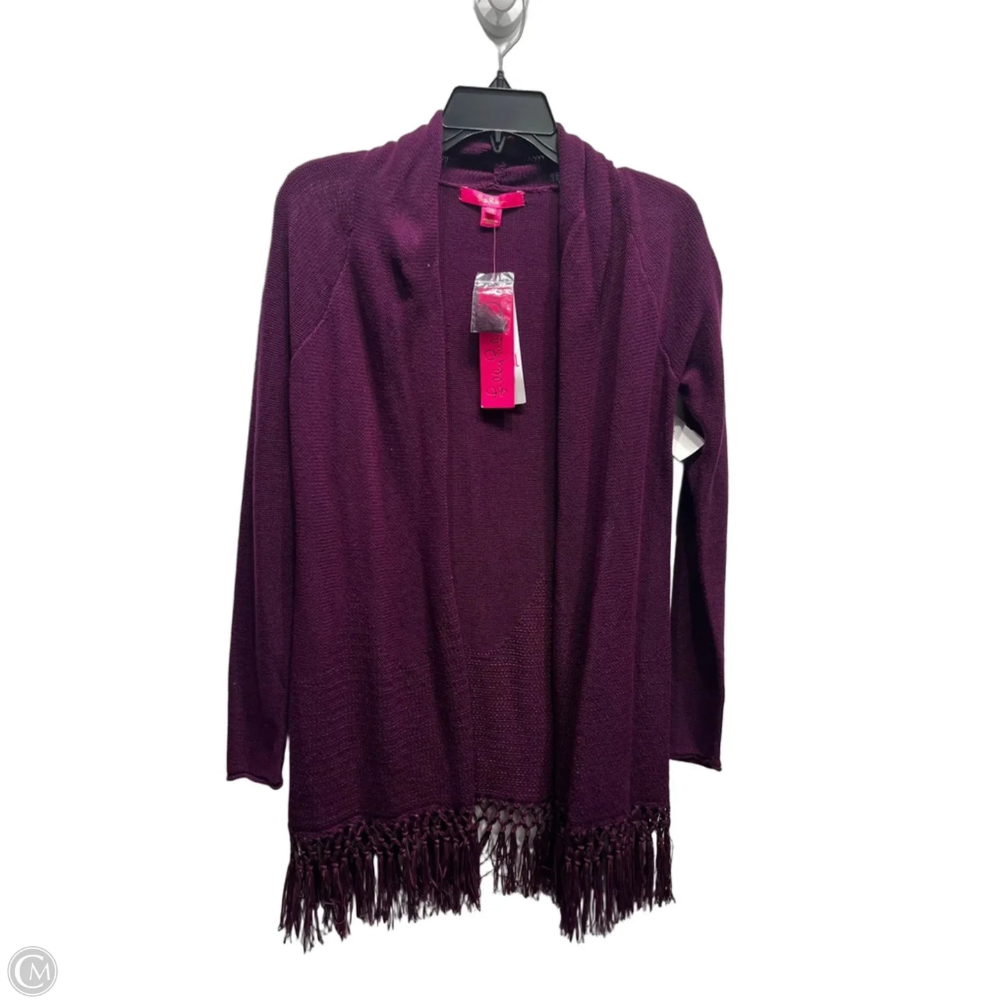 Sweater Cardigan Designer By Lilly Pulitzer In Purple, Size: Xs