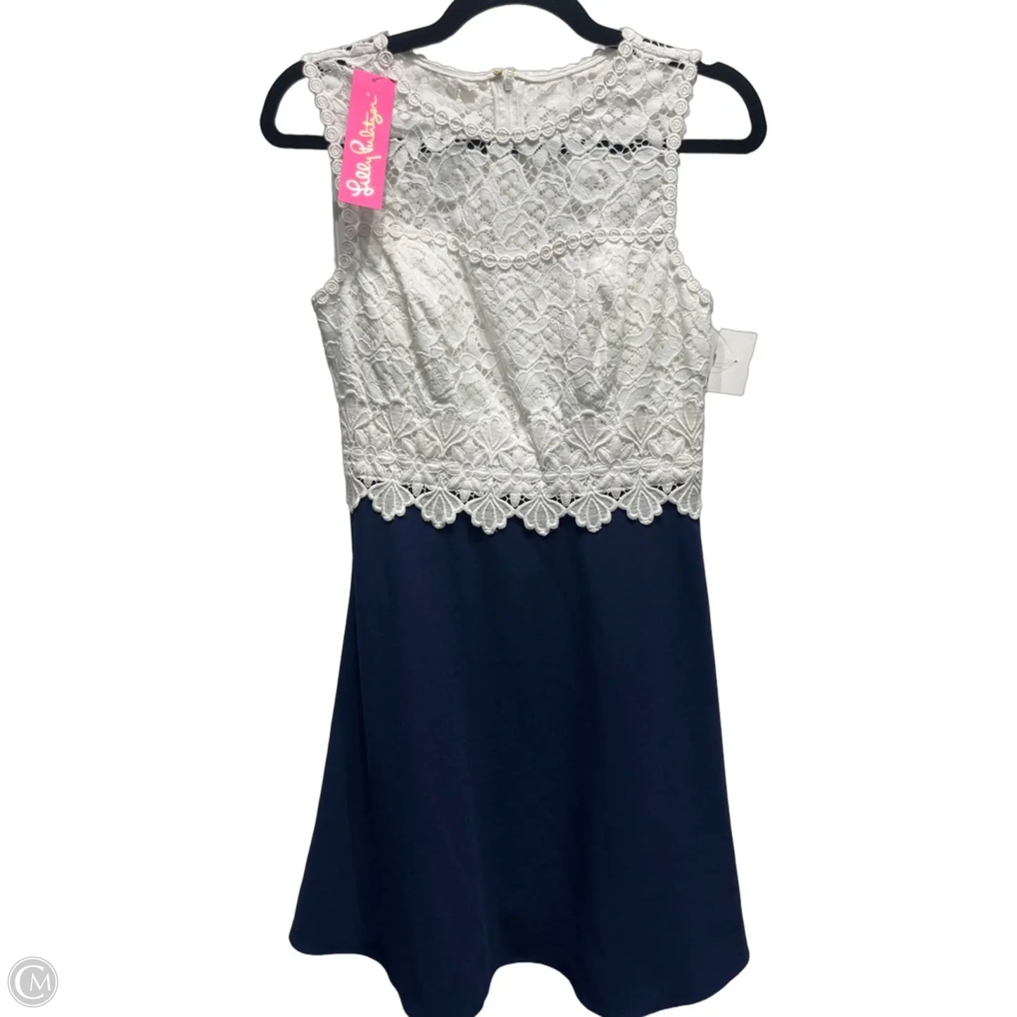 Dress Work By Lilly Pulitzer In Blue & White, Size: 2