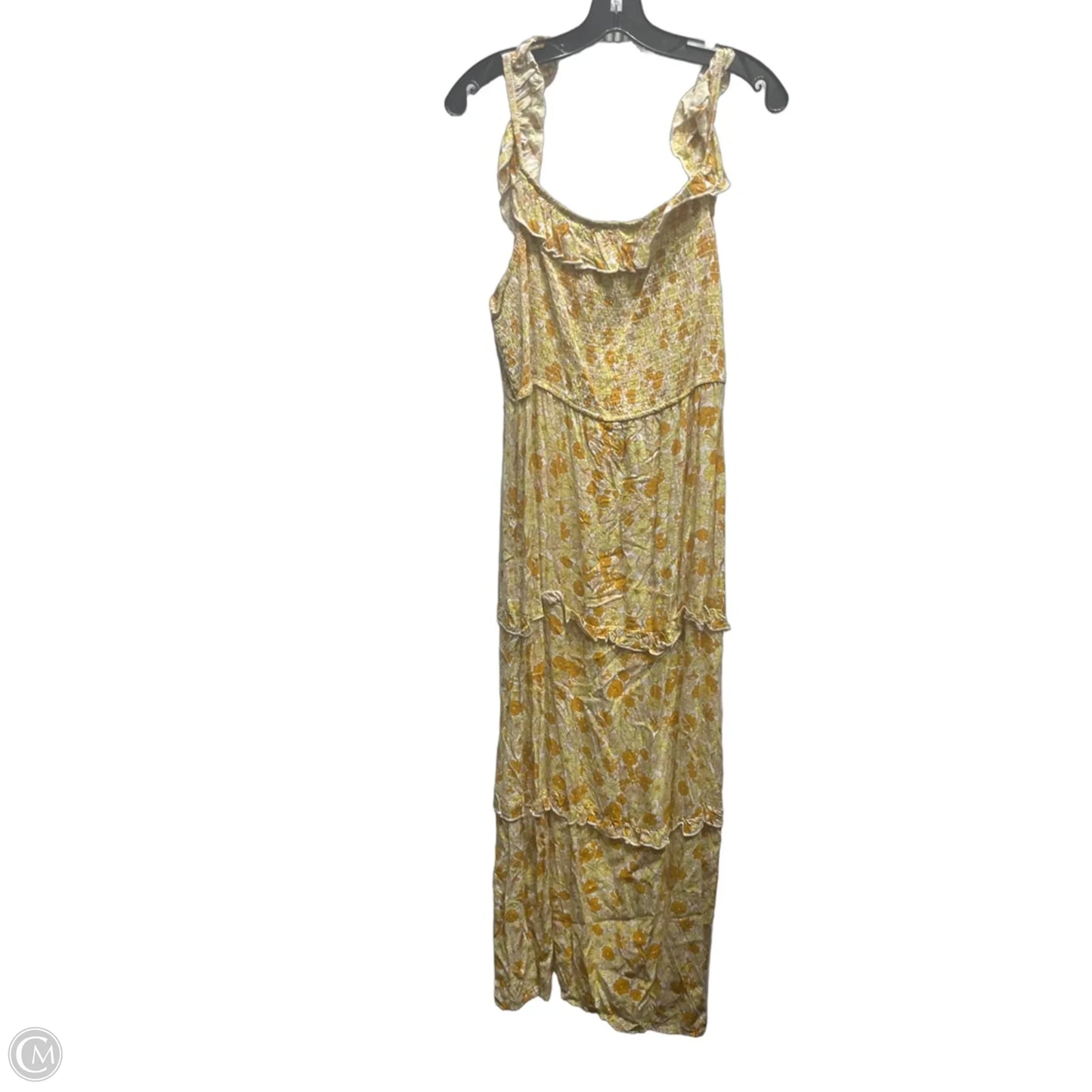 Dress Casual Maxi By haven hearts In Orange & Yellow, Size: 3x